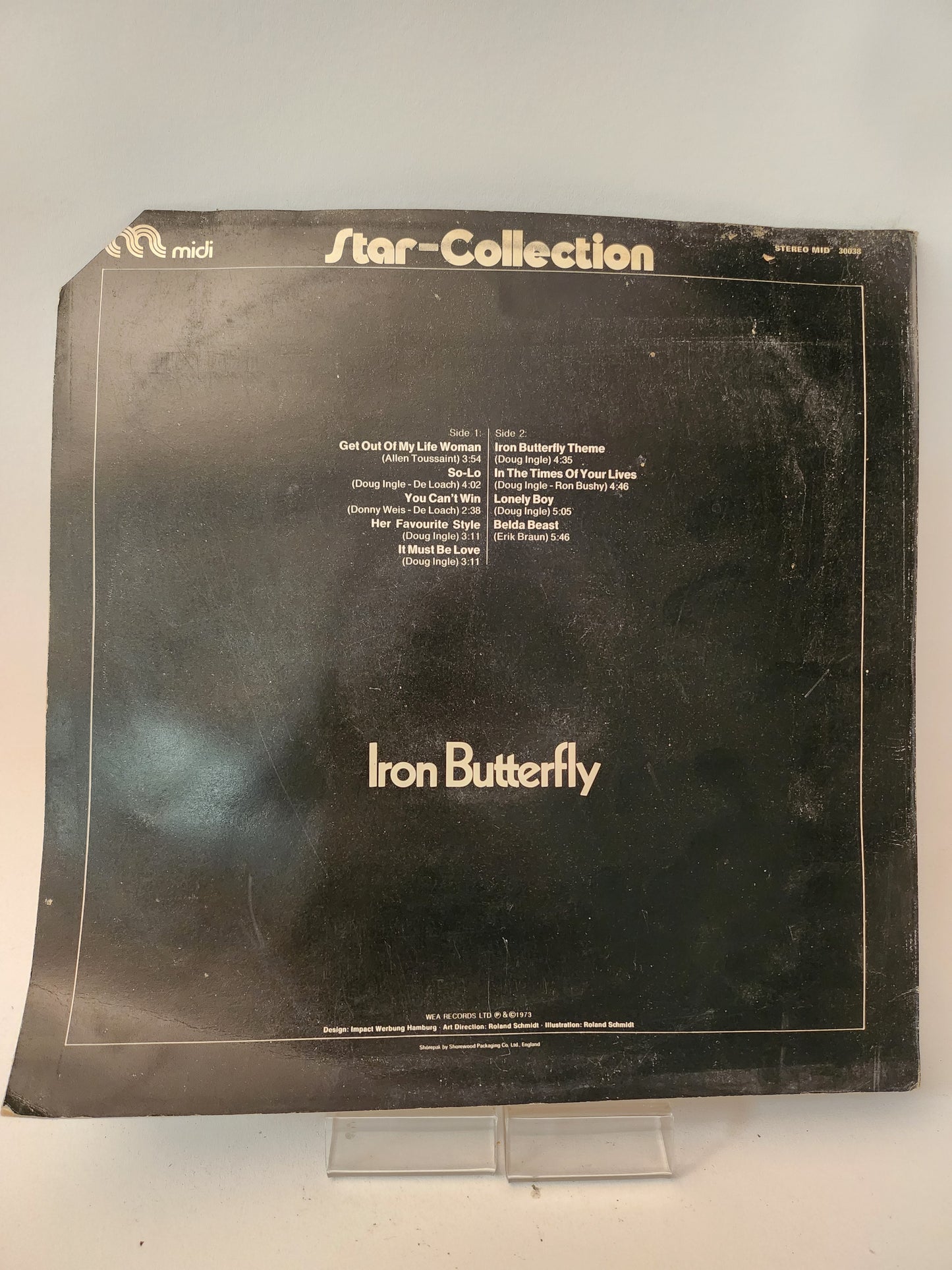 Star-Collection: Iron Butterfly LP Vinyl