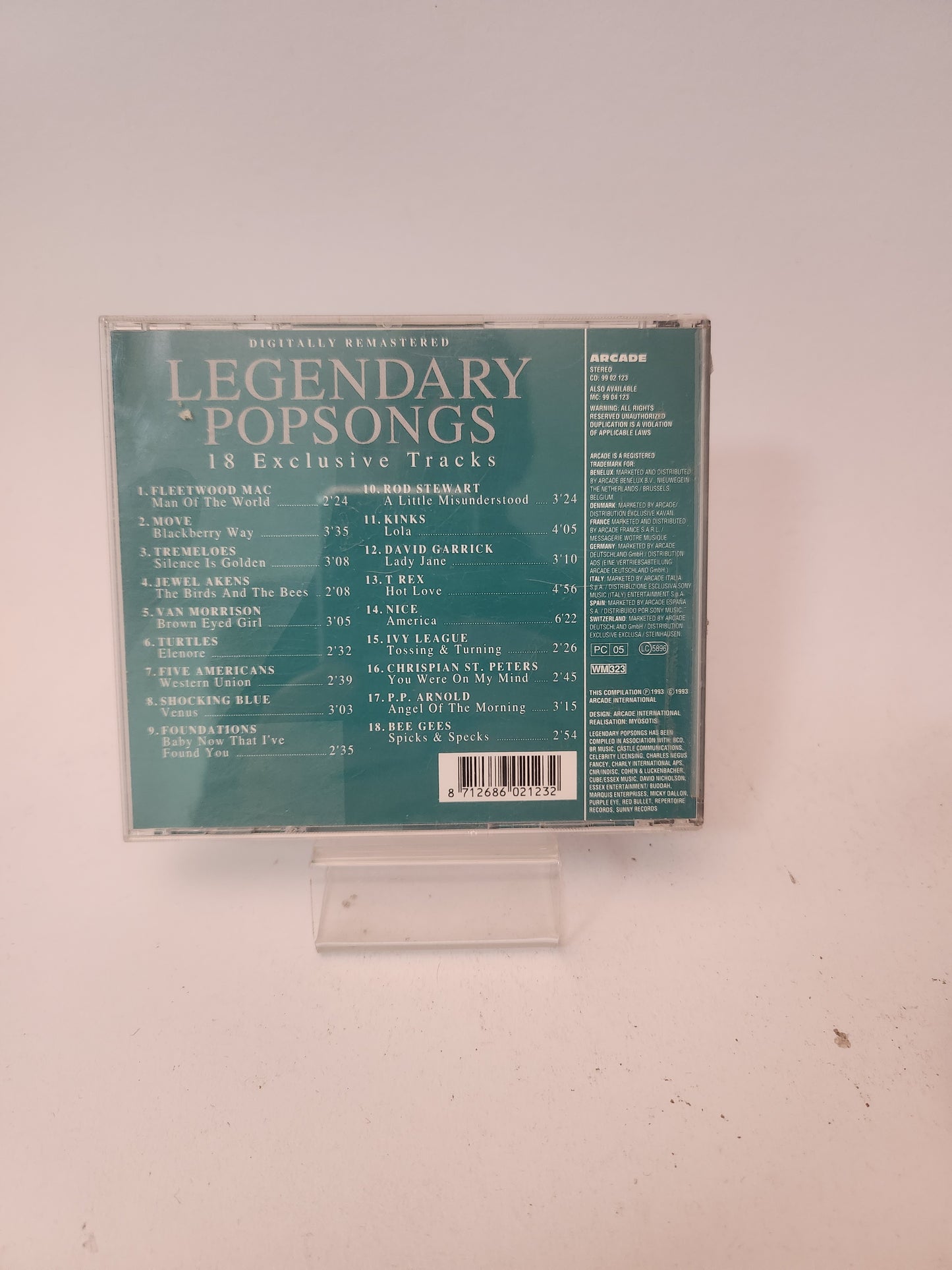 Legendary Popsongs: 18 Exclusive Tracks CD