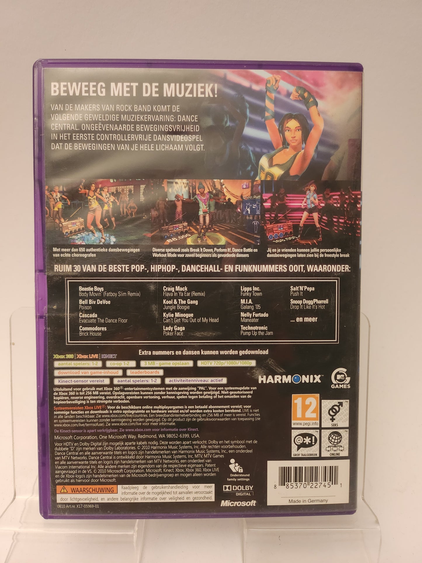 Dance Central Kinect Xbox 360