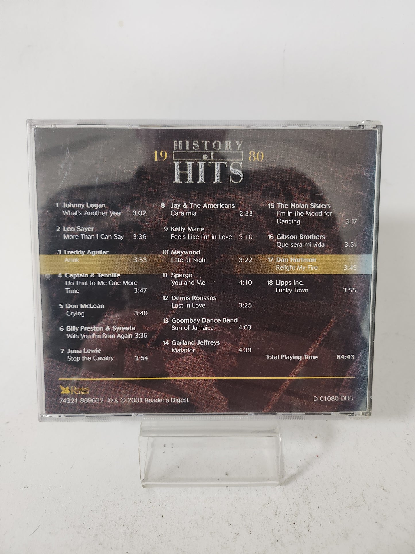 History of Hits 1980 CD