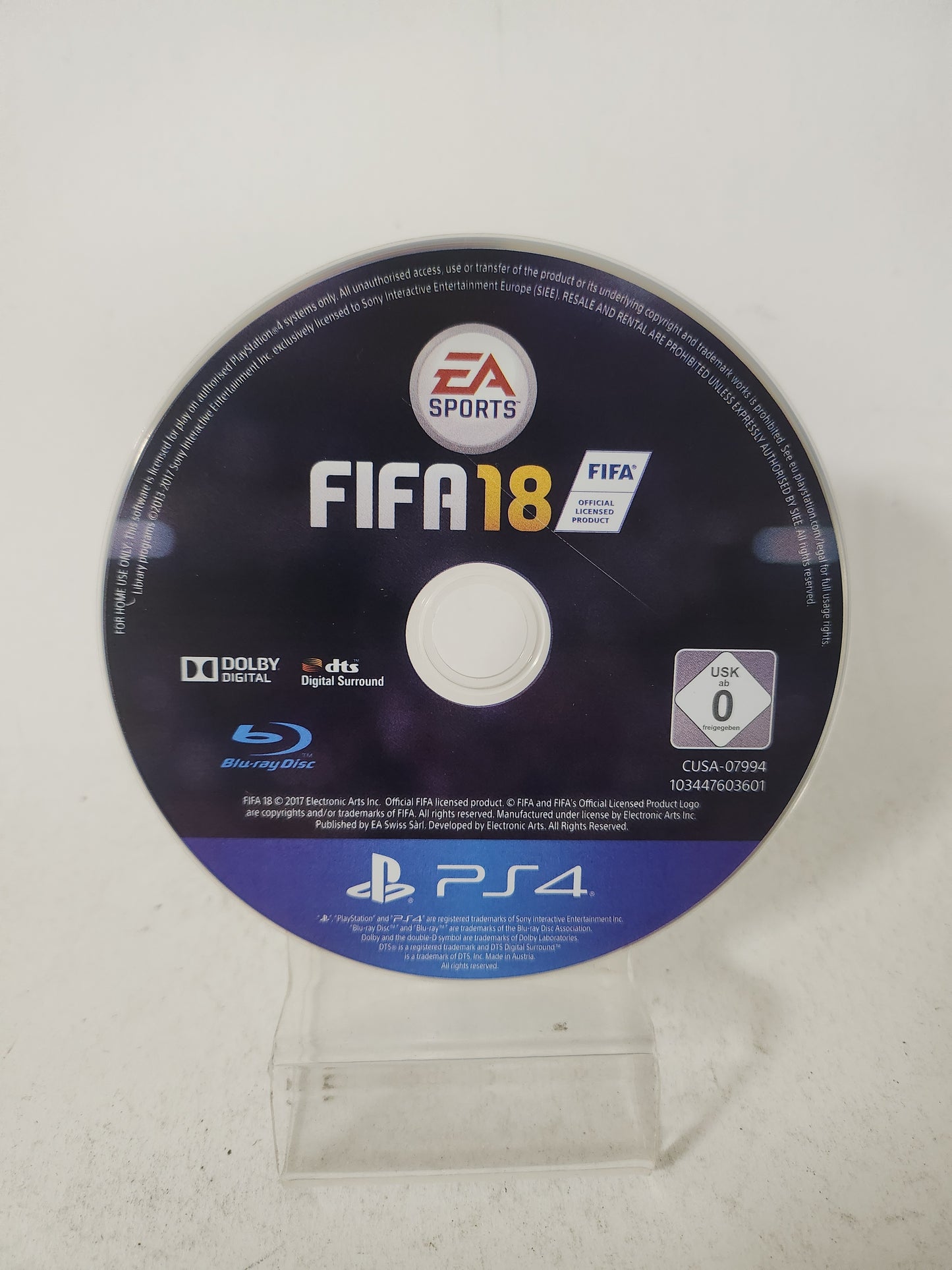 FIFA 18 (Disc Only) PlayStation 4