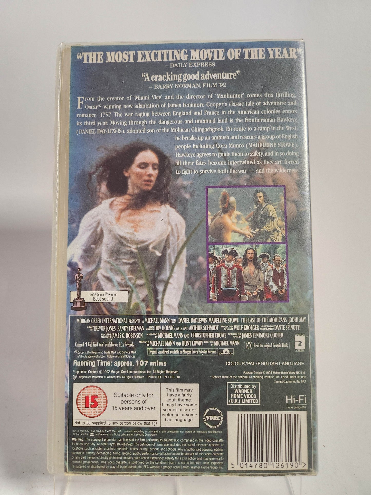 Last of the Mohicans VHS - Feniks Gameshop