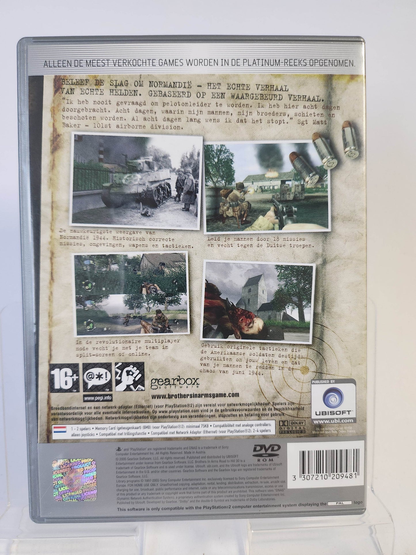 Brothers in Arms Road to Hill 30 Platinum Playstation 2 - Feniks Gameshop
