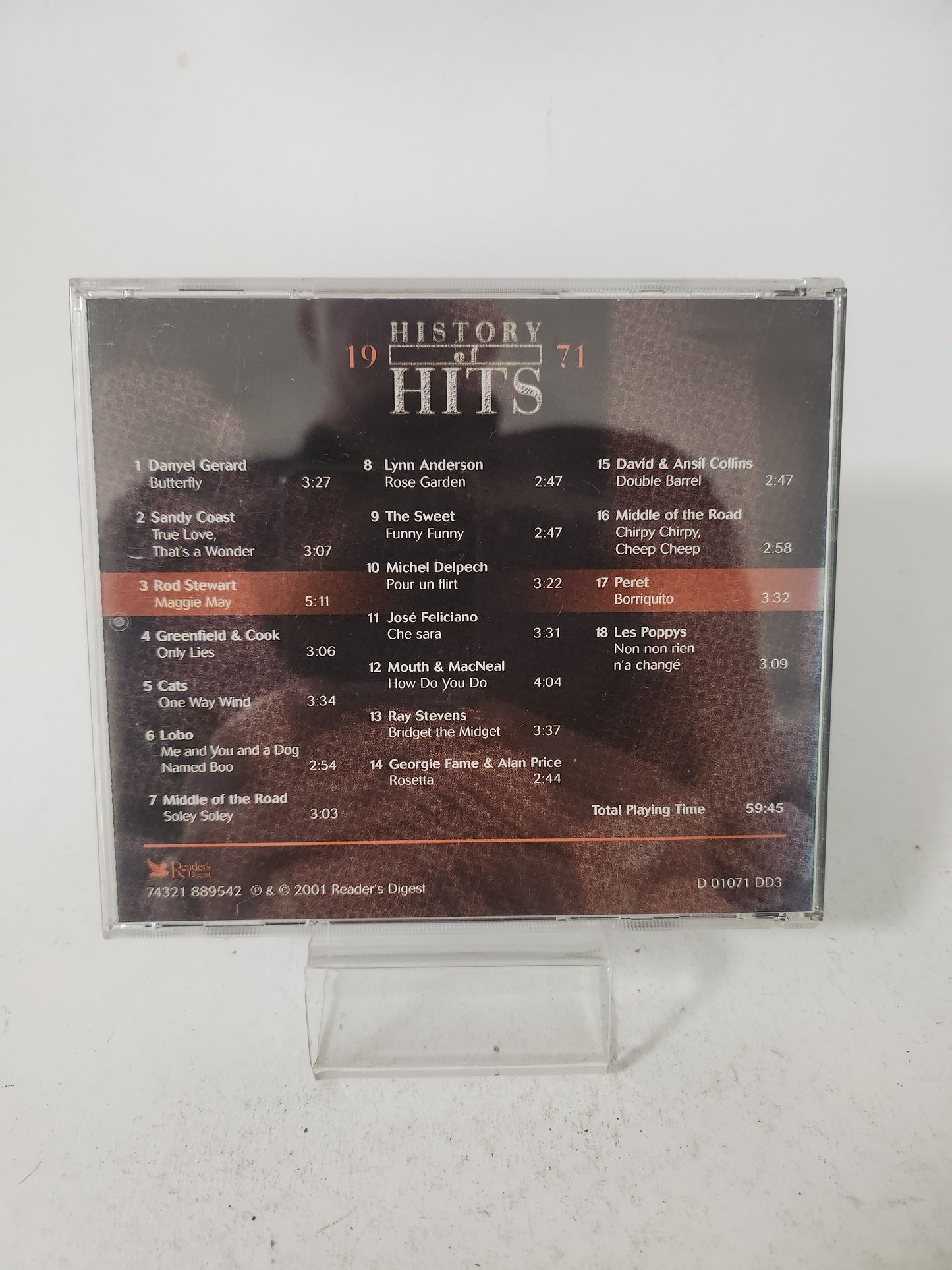 History of Hits 1971 CD