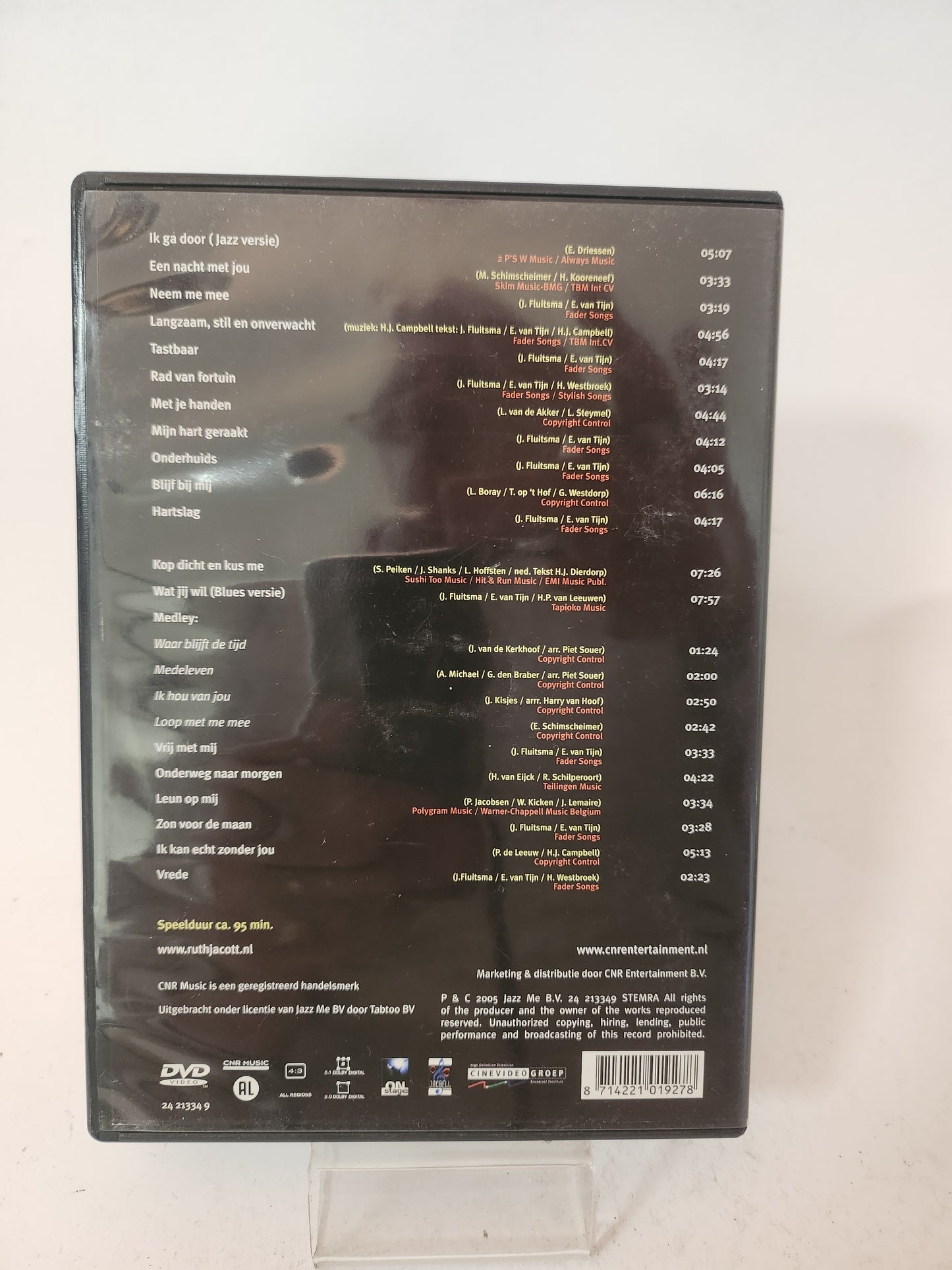 Ruth Jacott Live "Tastbaar" Dvd Muziek