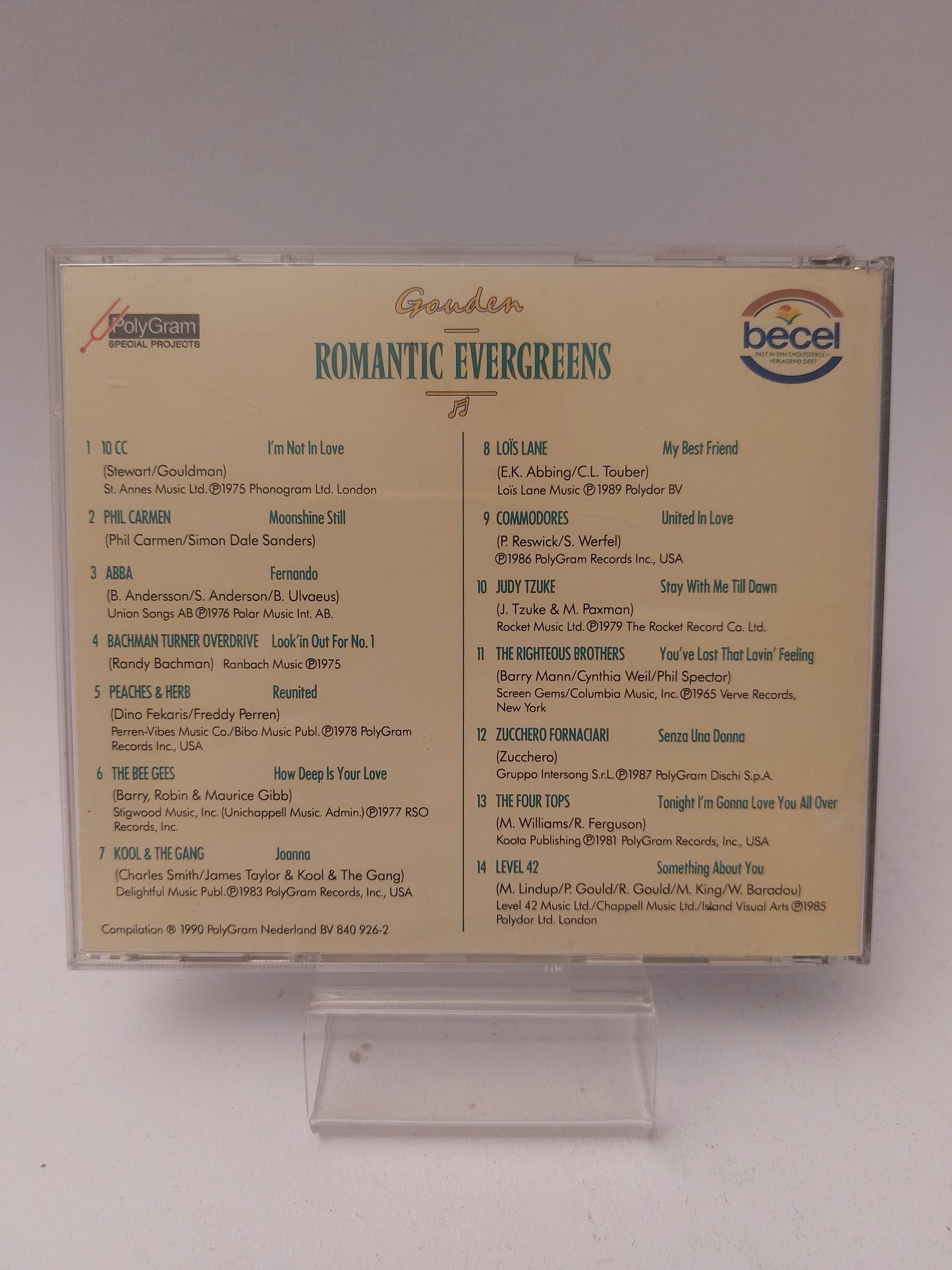 14 Gouden Romantic Evergreens CD