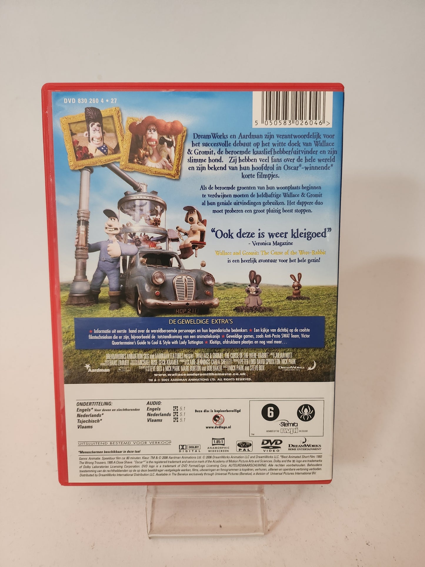 Wallace & Gromit: the Curse of the Were-Rabbit Dvd Kids