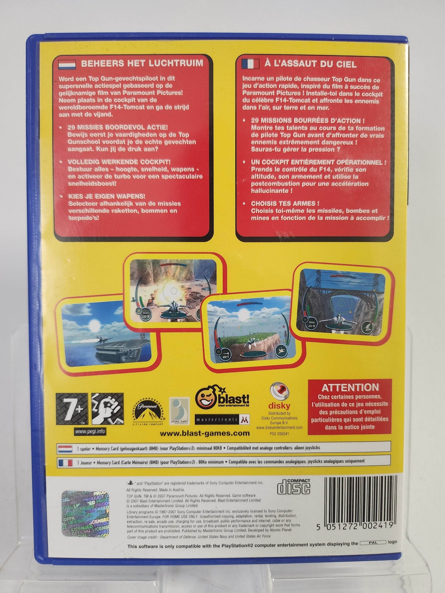 Top Gun Playstation 2 - Feniks Gameshop