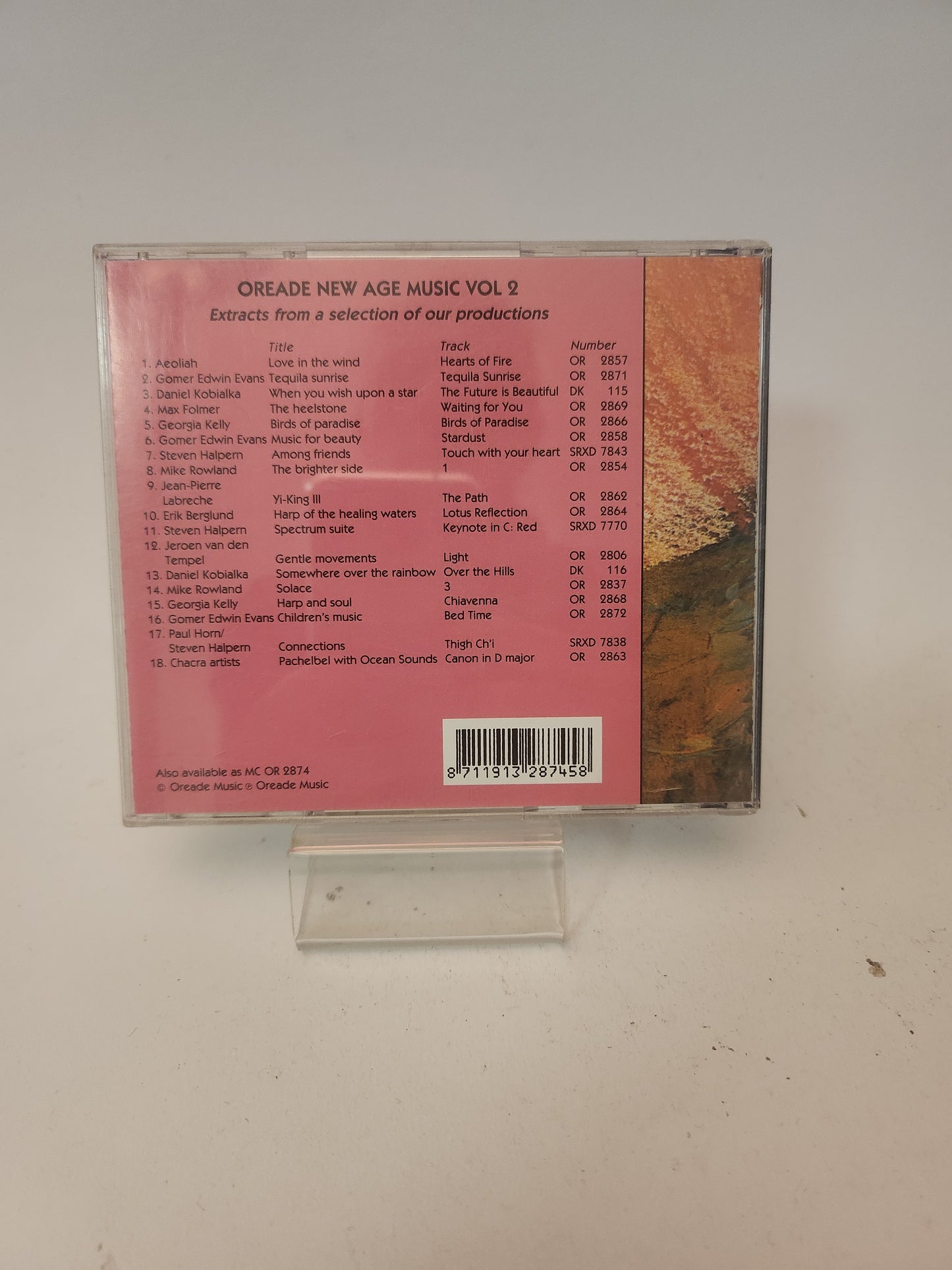 Oreade New Age Music Volume 2 CD