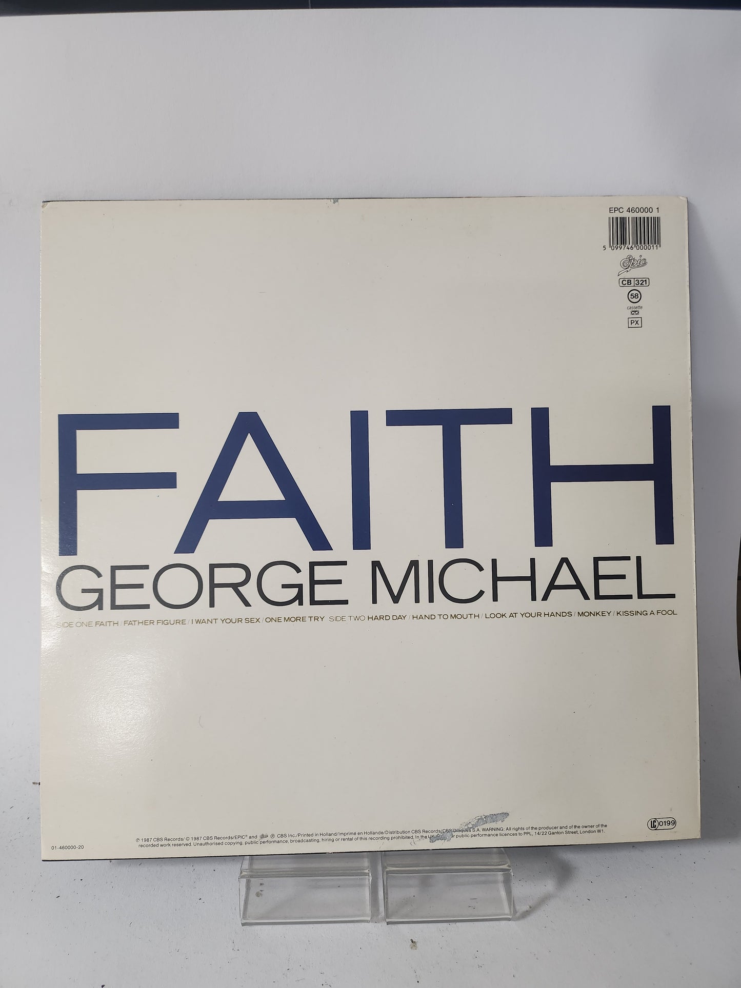 Faith: George Michael LP Vinyl