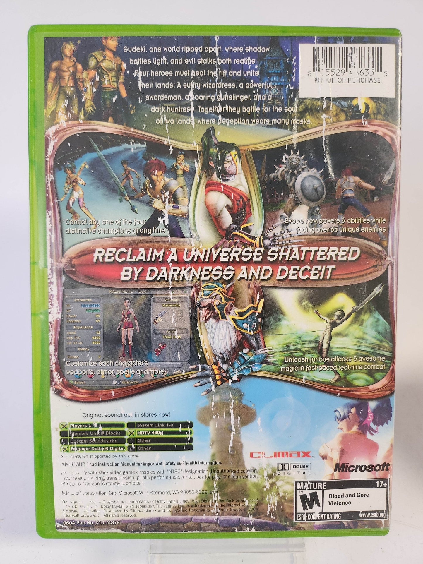 Sudeki (No Book) Xbox Original - Feniks Gameshop