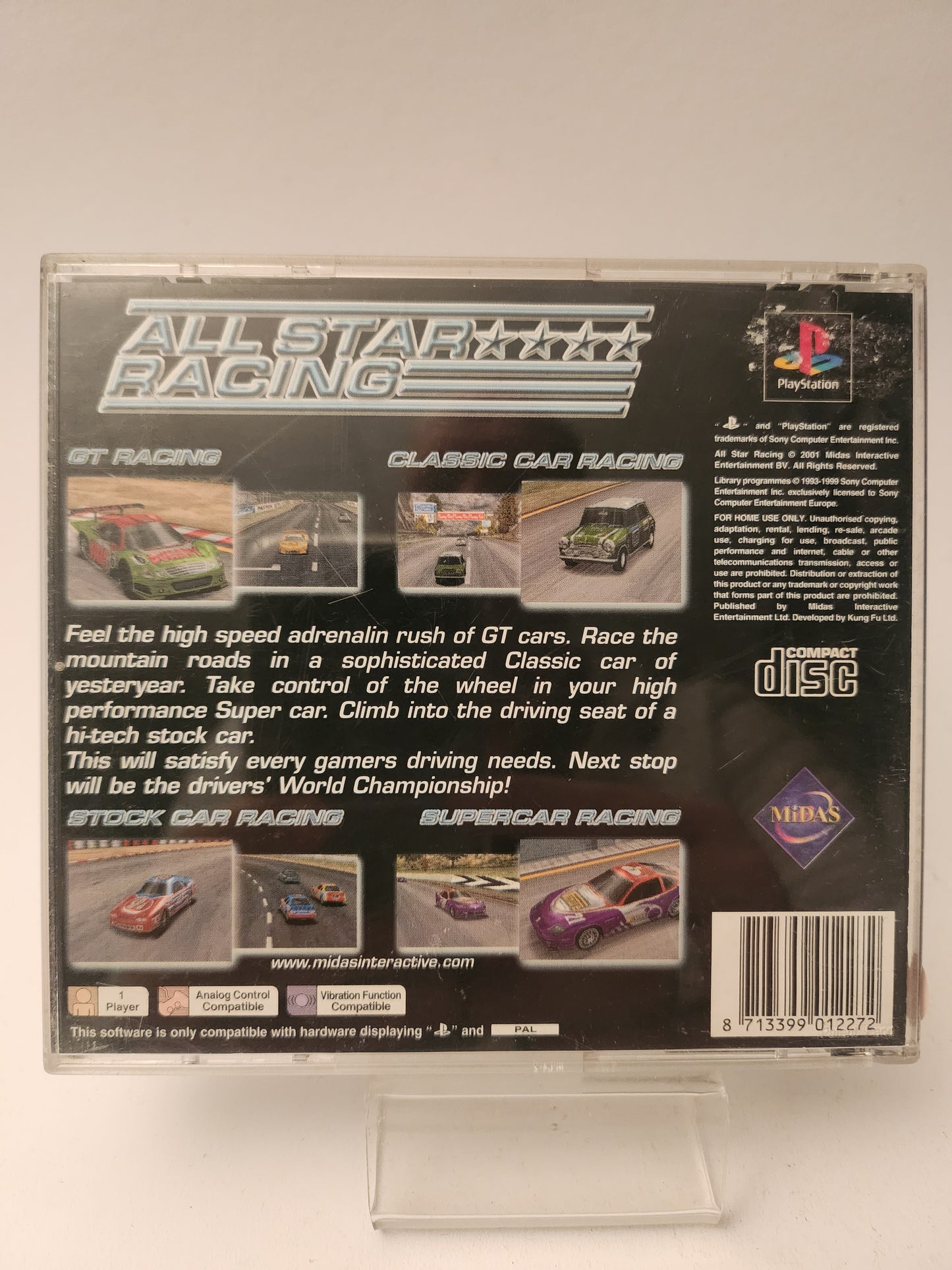 All Star Racing (ohne Frontcover) Playstation 1