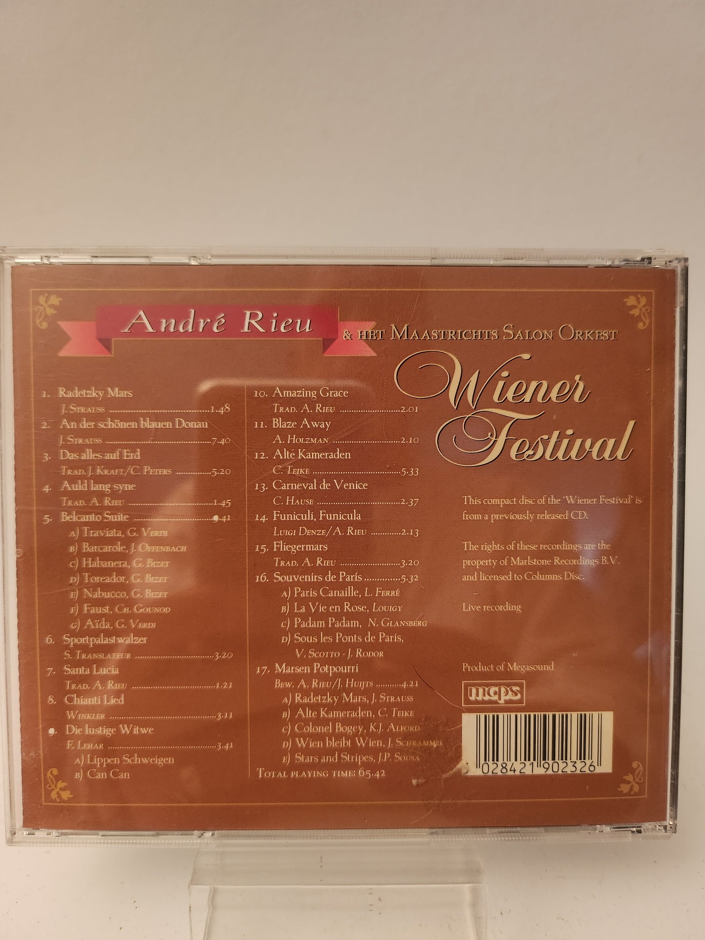 Andre Rieu: Wiener Festival CD