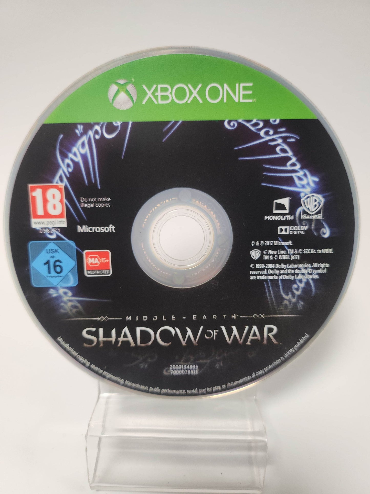 Middle-Earth Shadow of War (Disc only) Xbox One - Feniks Gameshop