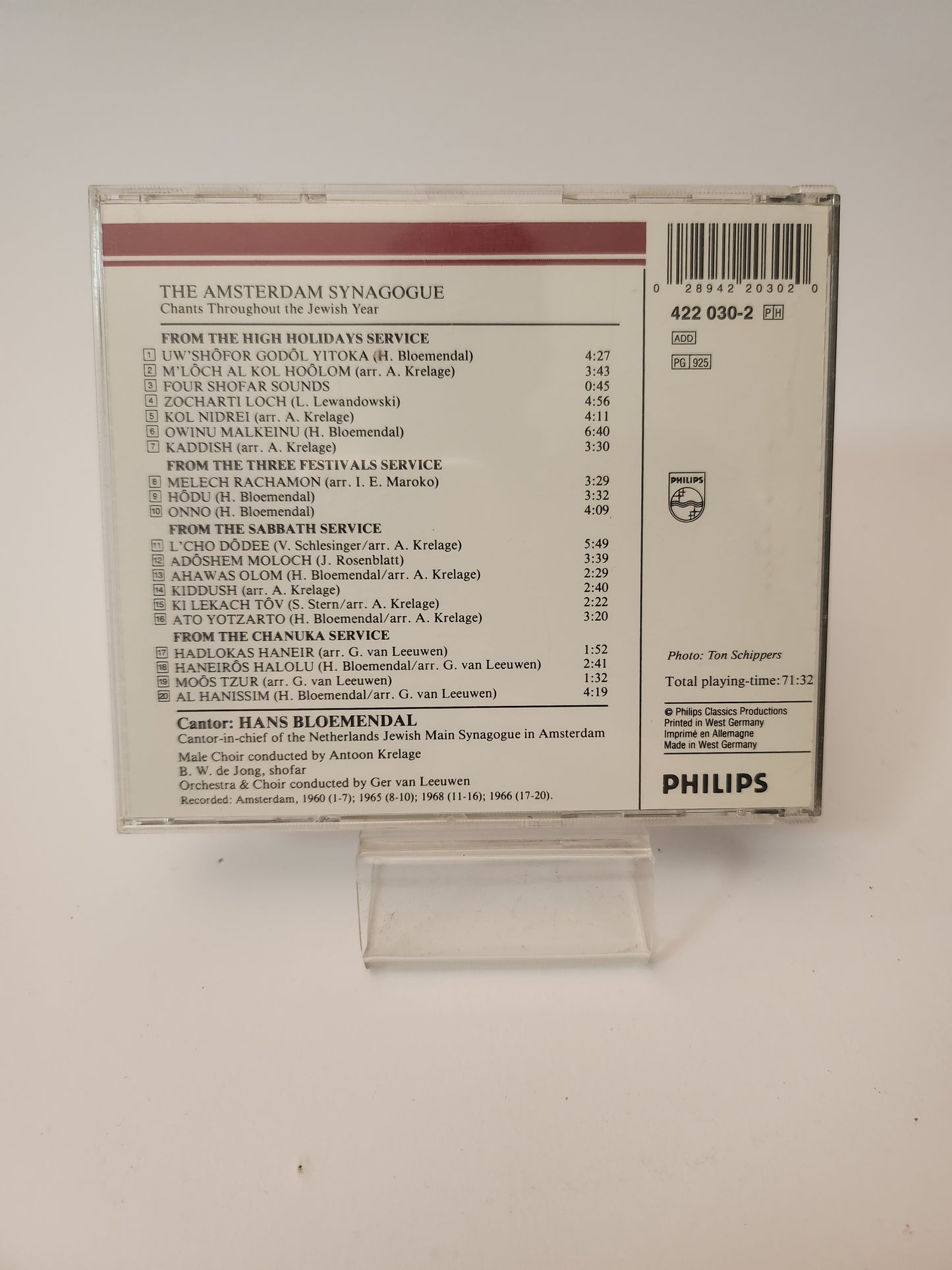 Amsterdam Synagogue CD