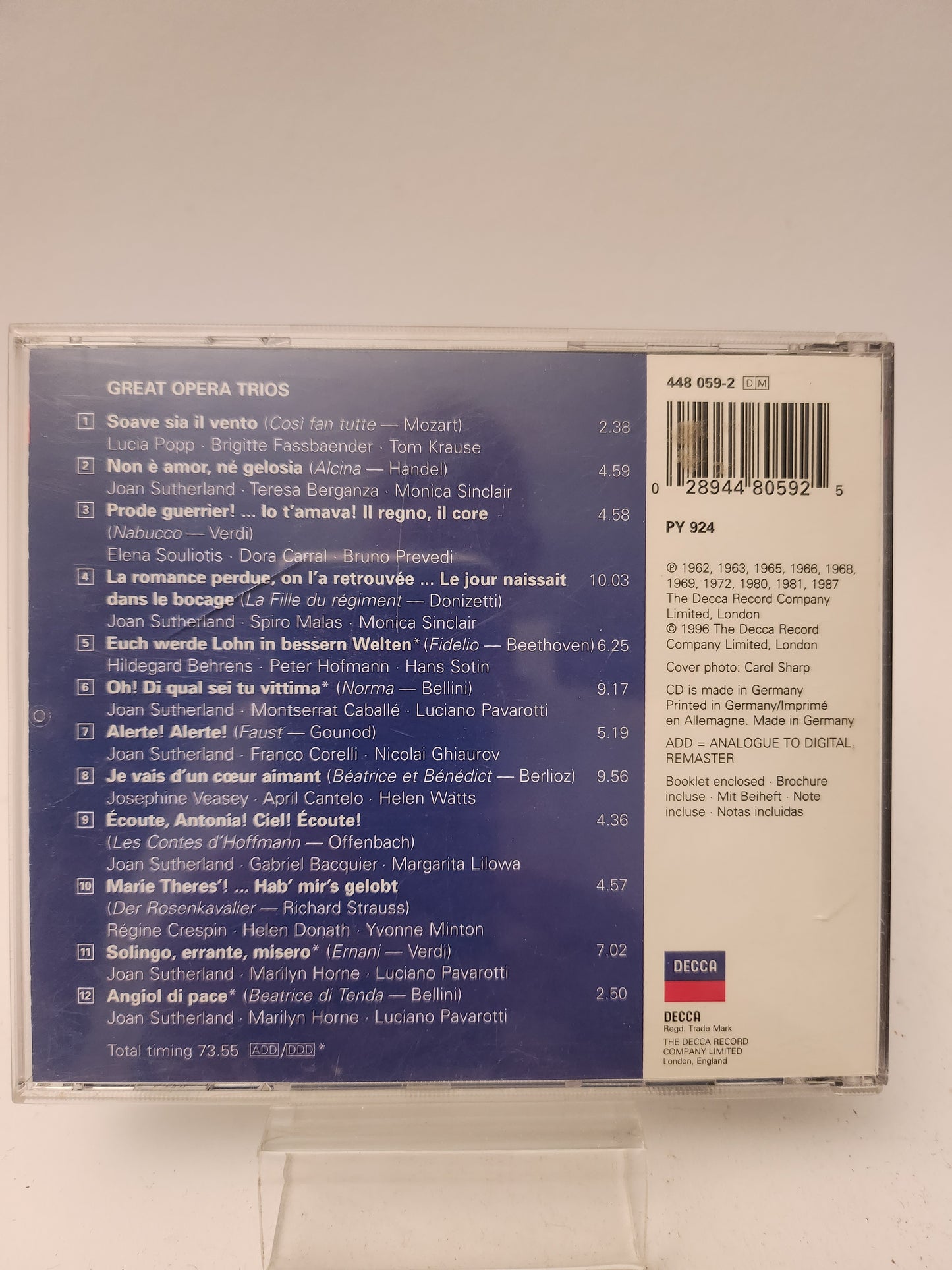 Great Opera Trios CD