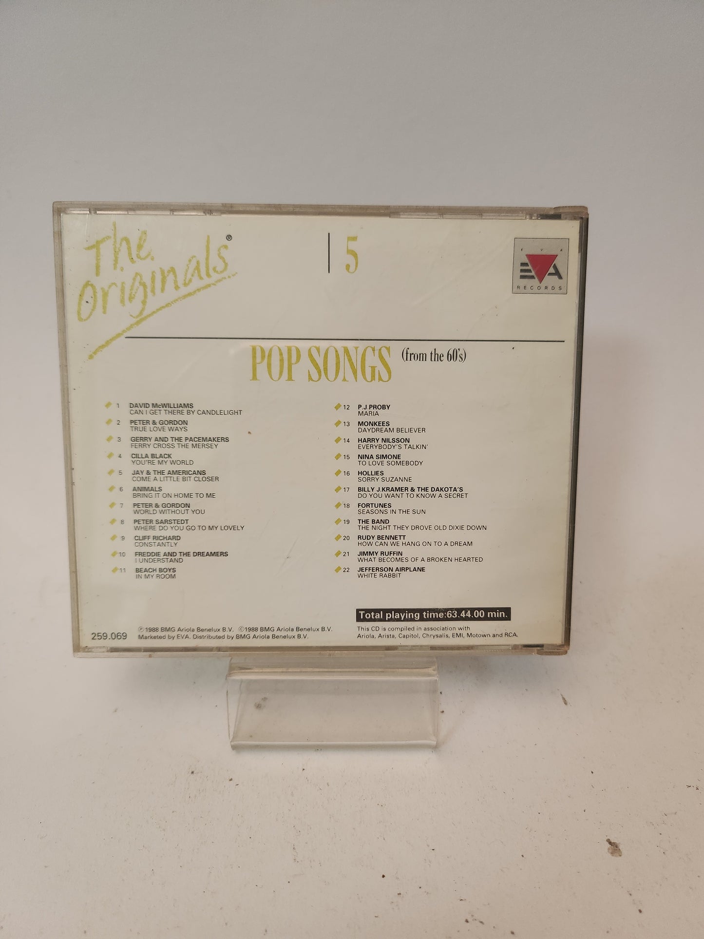 Originals Pop Songs Volume 5 CD