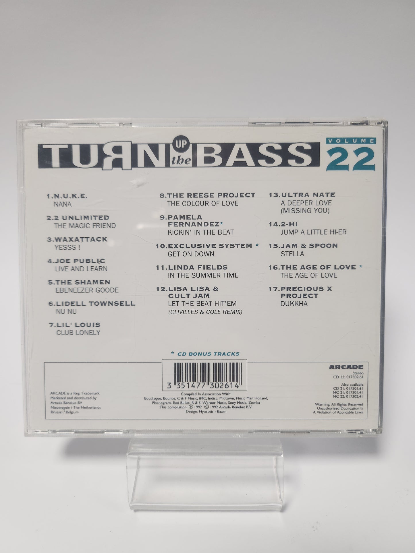 Turn Up the Bass 22 CD
