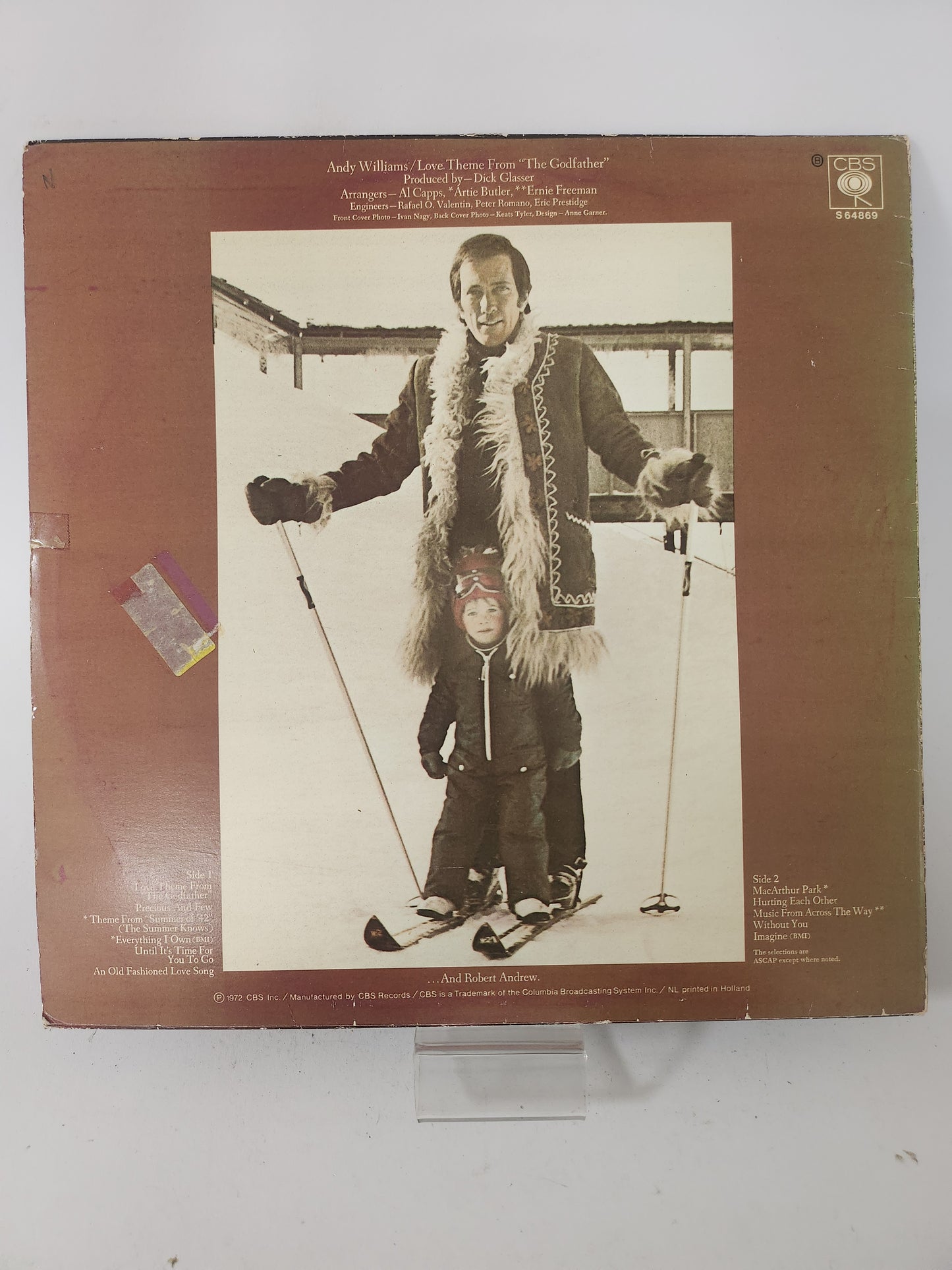 Love Theme from "the Godfather": Andy Williams LP Vinyl