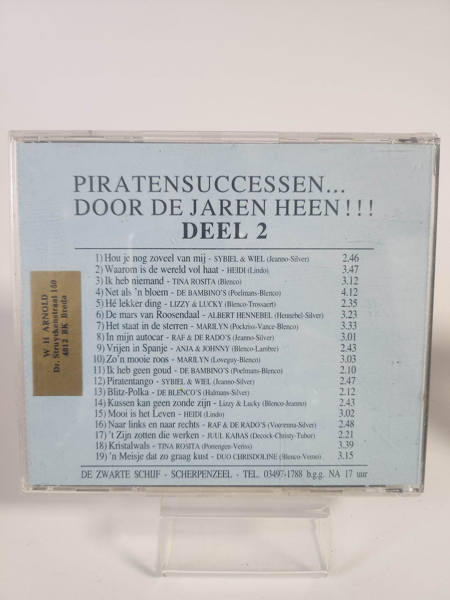 Piratensuccessen: Door de Jaren Heen Deel 2 CD - Feniks Gameshop
