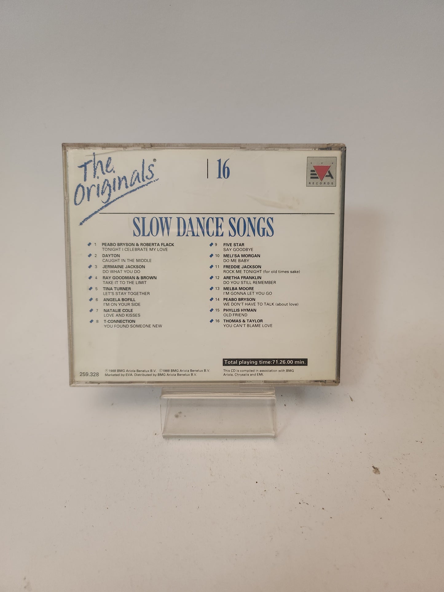 Originals Slow Dance Songs Volume 16 CD