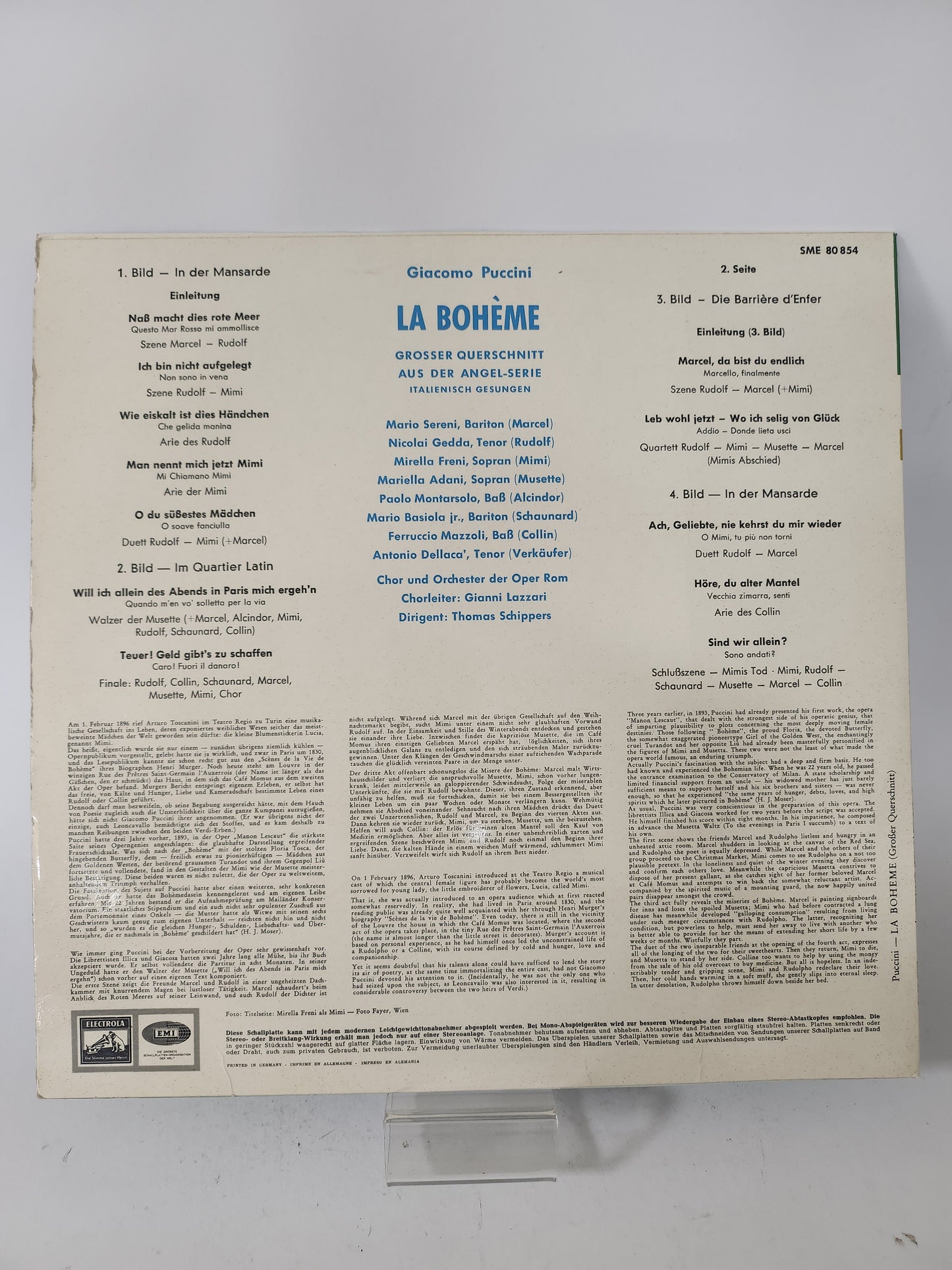 La Boheme: Grosser Querschnitt LP Vinyl