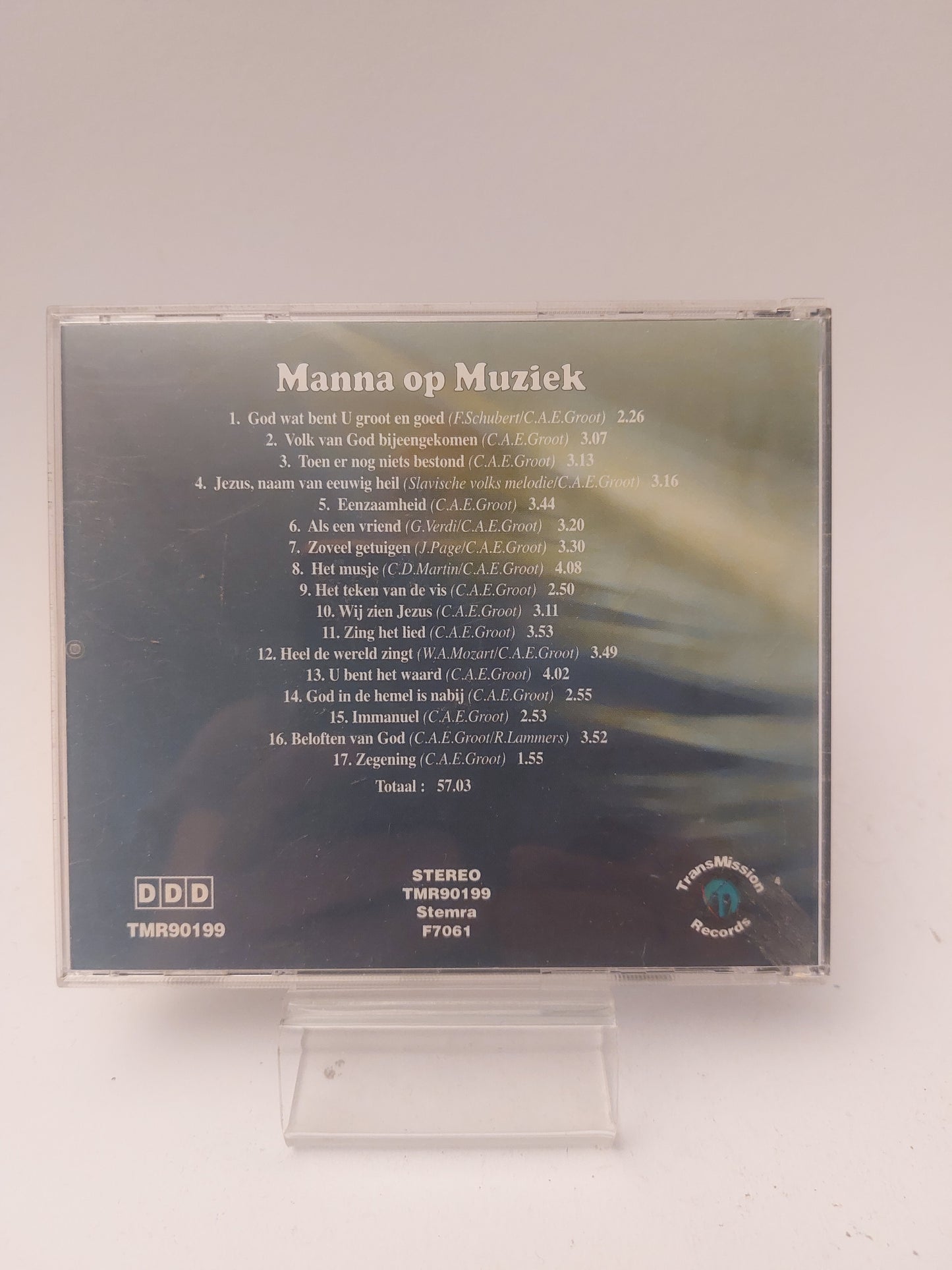 Manna op Muziek CD