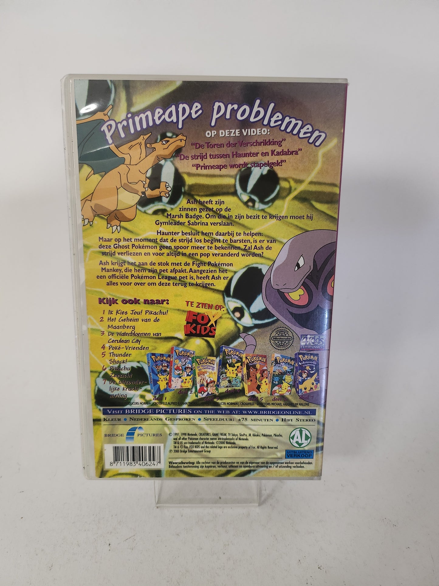 Pokemon 8: Primeape Problemen VHS Kids