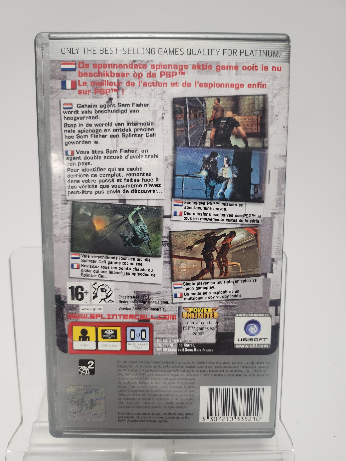 Tom Clancy's Splinter Cell Essentials Platinum PSP