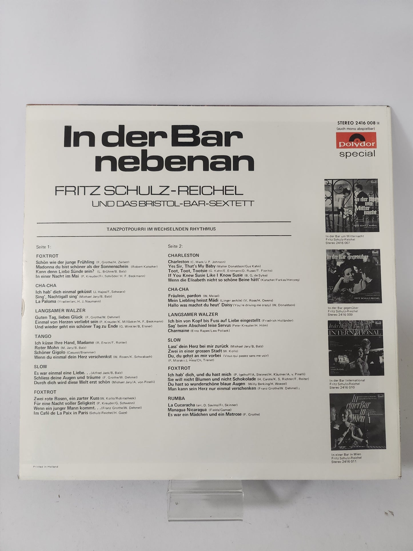 In Der Bar Nebenan LP Vinyl