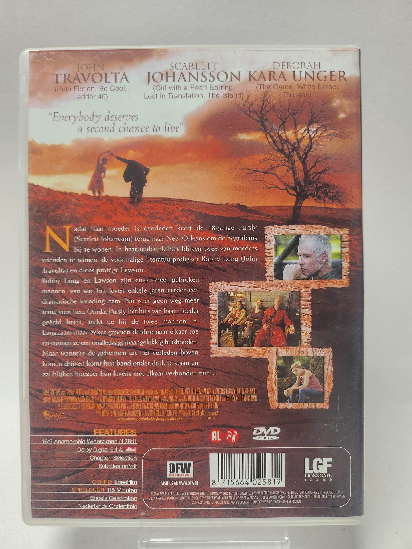 A Love Song for Bobby Long DVD - Feniks Gameshop