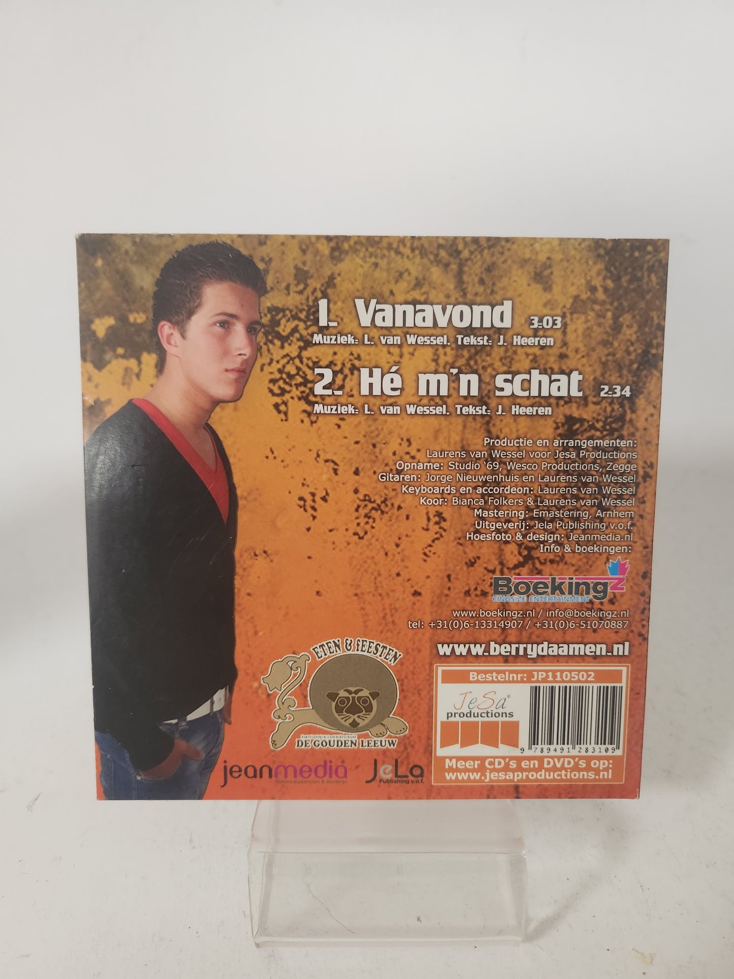 Berry Daamen: Vanavond CD Single