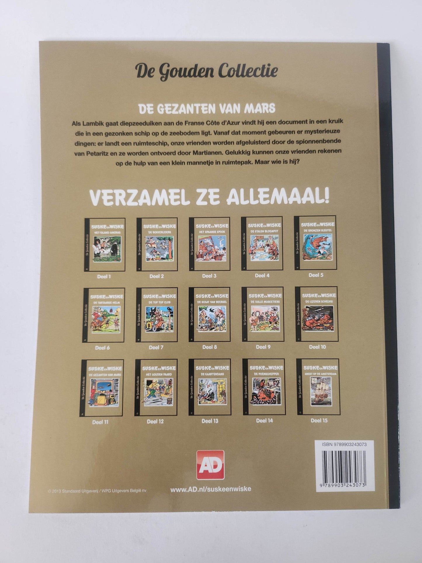 11: Gouden Collectie: de Gezanten van Mars Suske en Wiske - Feniks Gameshop