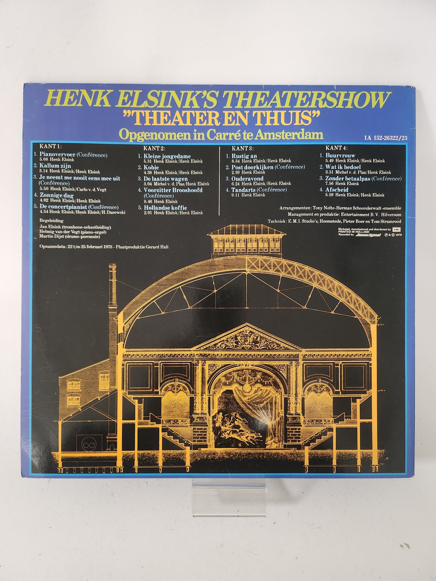 Henk Elsink's Theatershow "Theater en Thuis" LP Vinyl