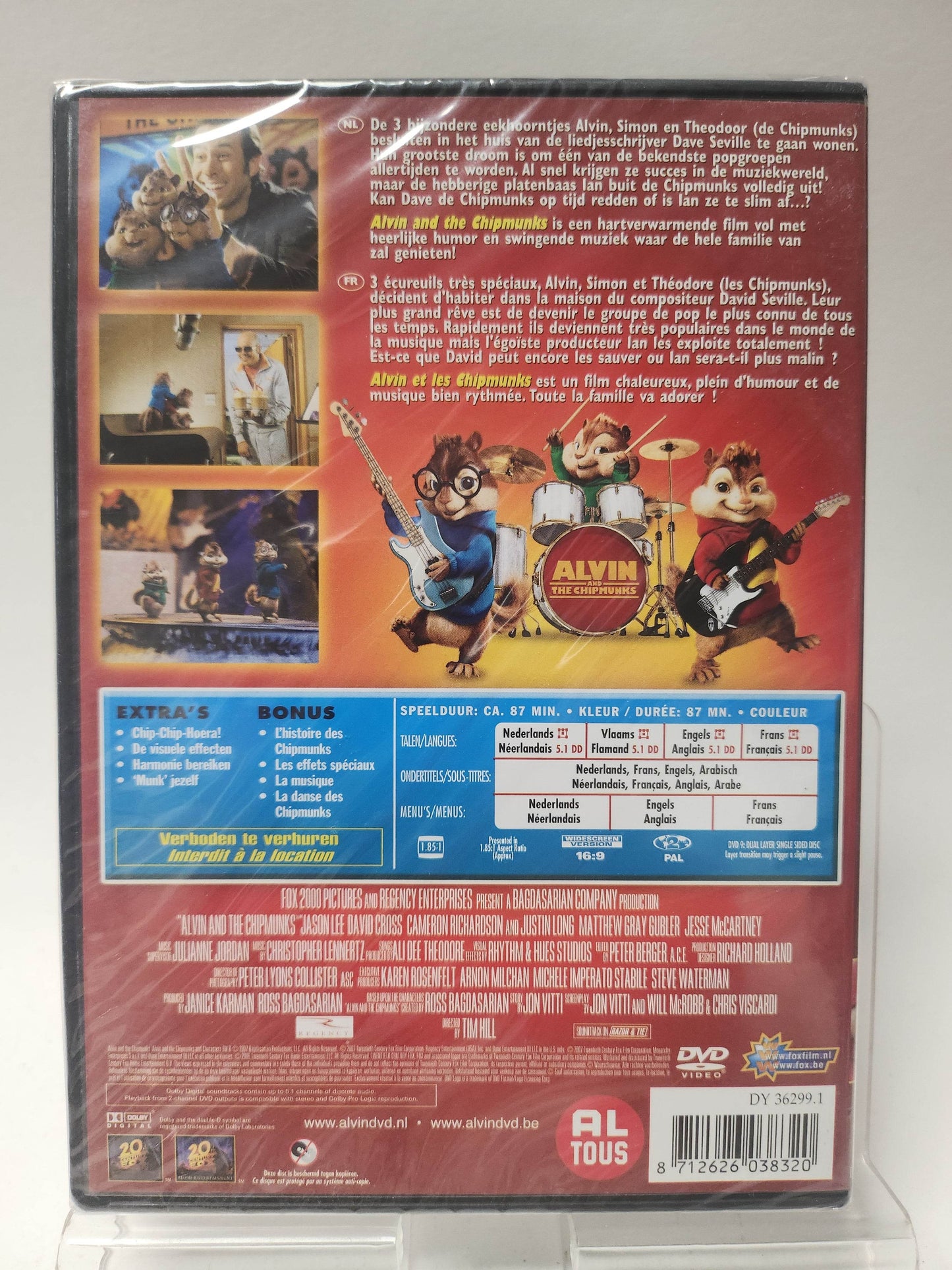 Alvin and the Chipmunks geseald DVD - Feniks Gameshop