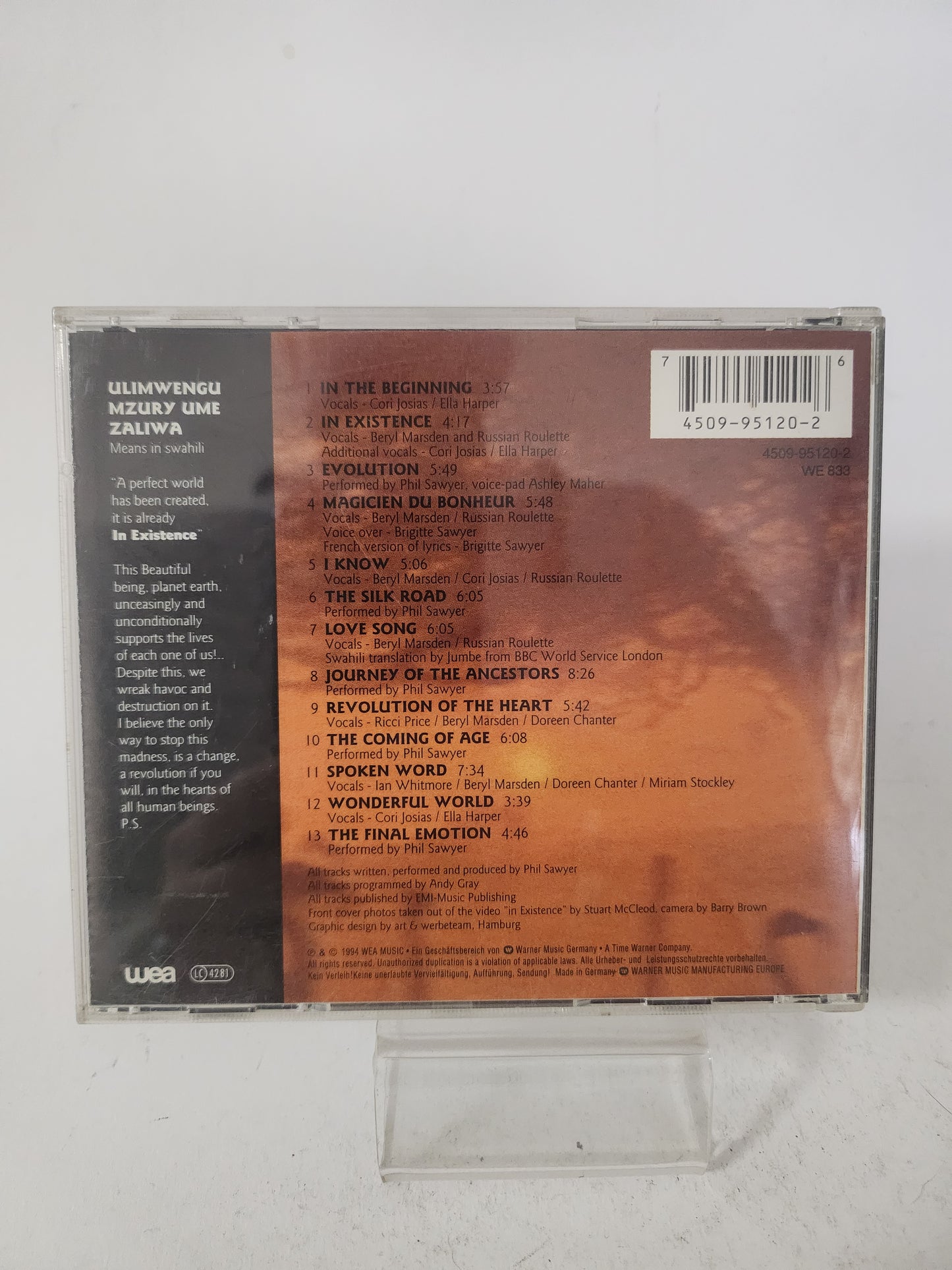 In Existence: Beautiful World CD