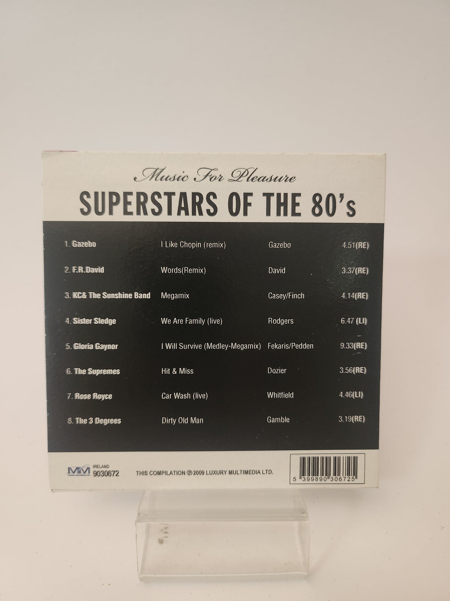 Superstars of the 80's Volume 3 CD
