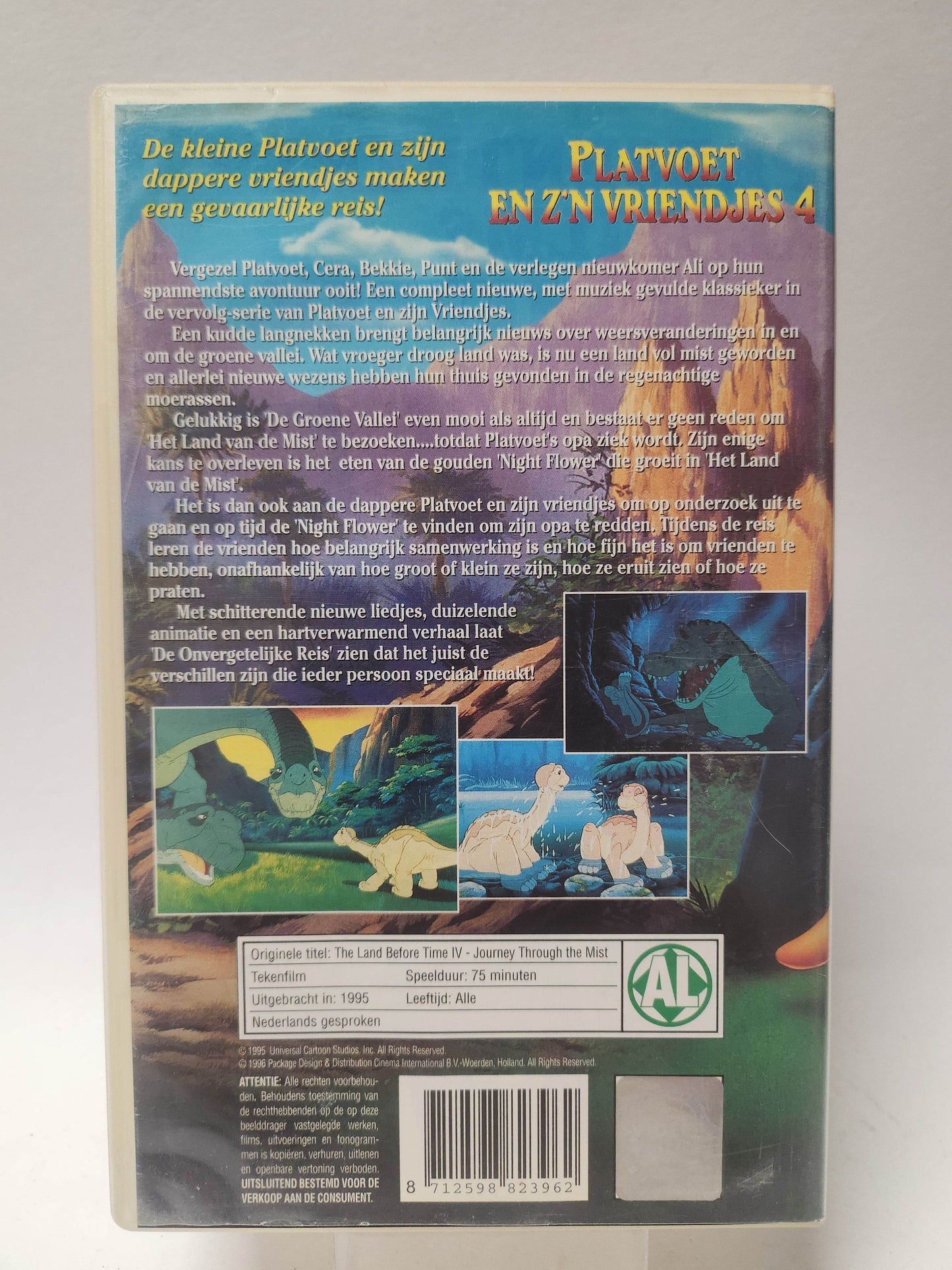 Platvoet en z'n Vriendjes 4 de Onvergetelijke Reis VHS - Feniks Gameshop