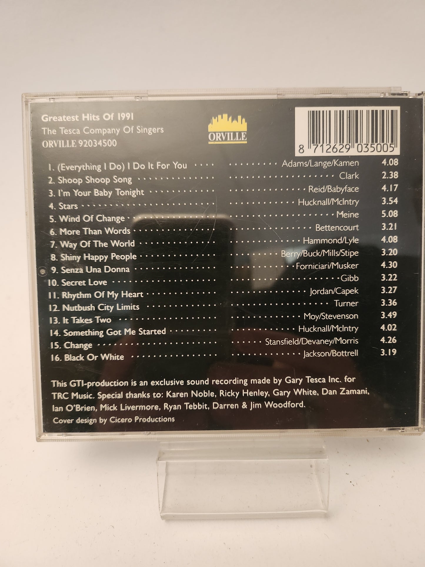 The Greatest Hits of '91 CD