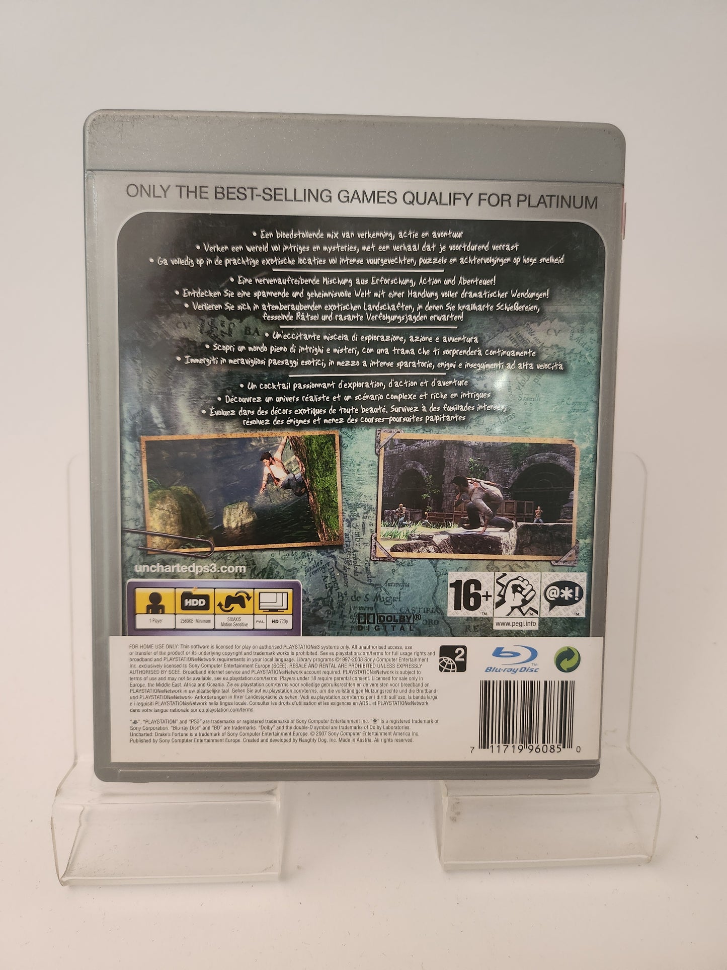 Uncharted Drake's Fortune Platinum Edition Playstation 3