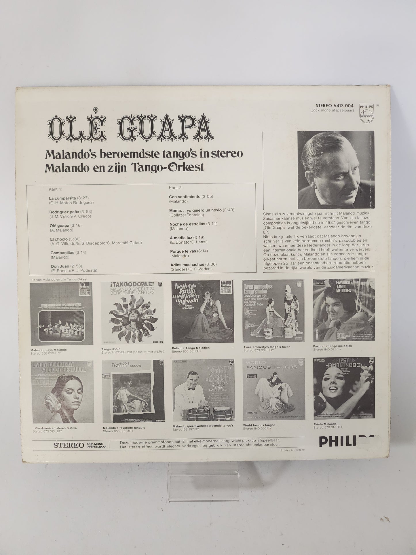 Ole Guapa: Malando LP Vinyl
