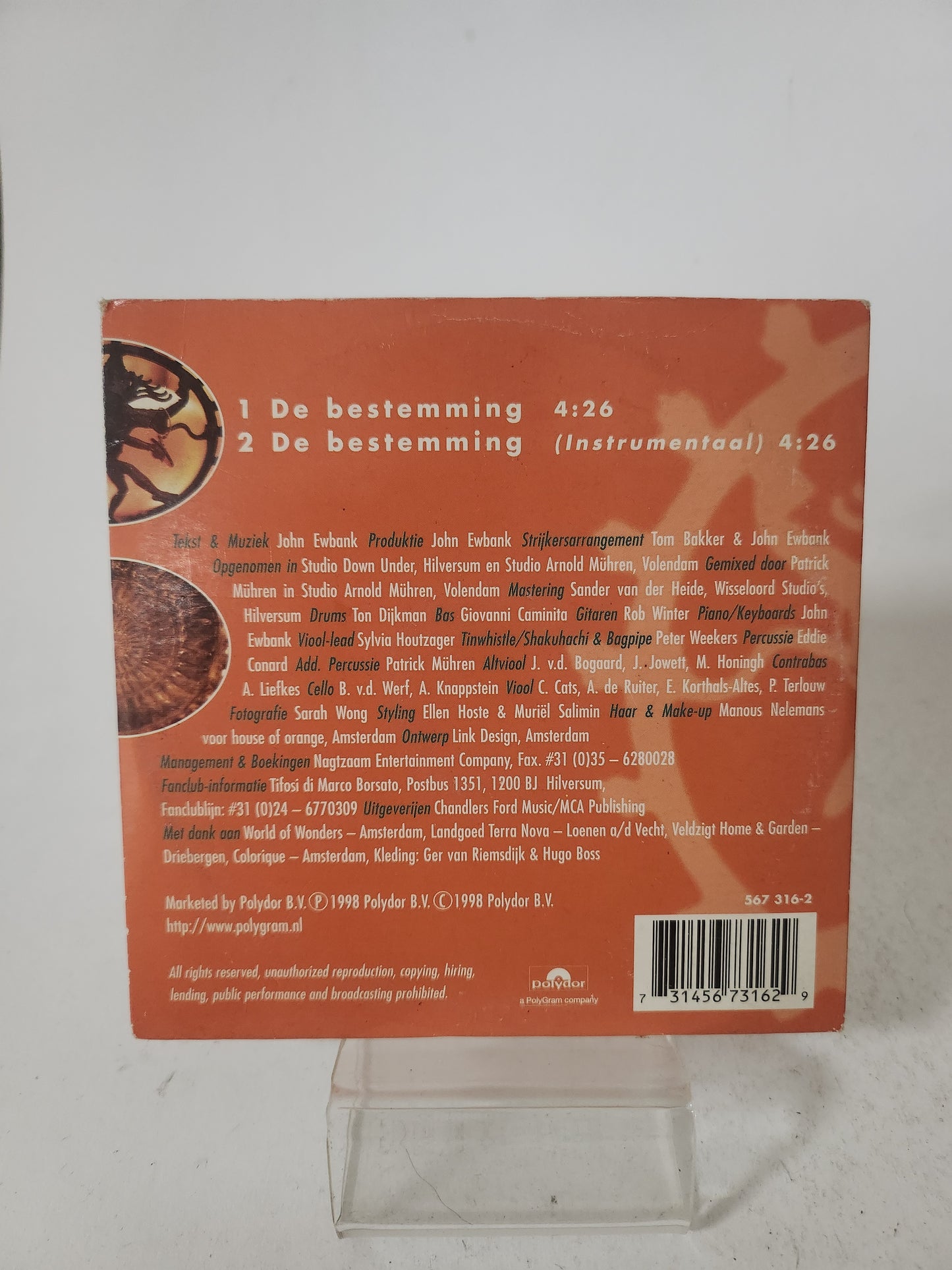 Marco Borsato: de Bestemming CD Single