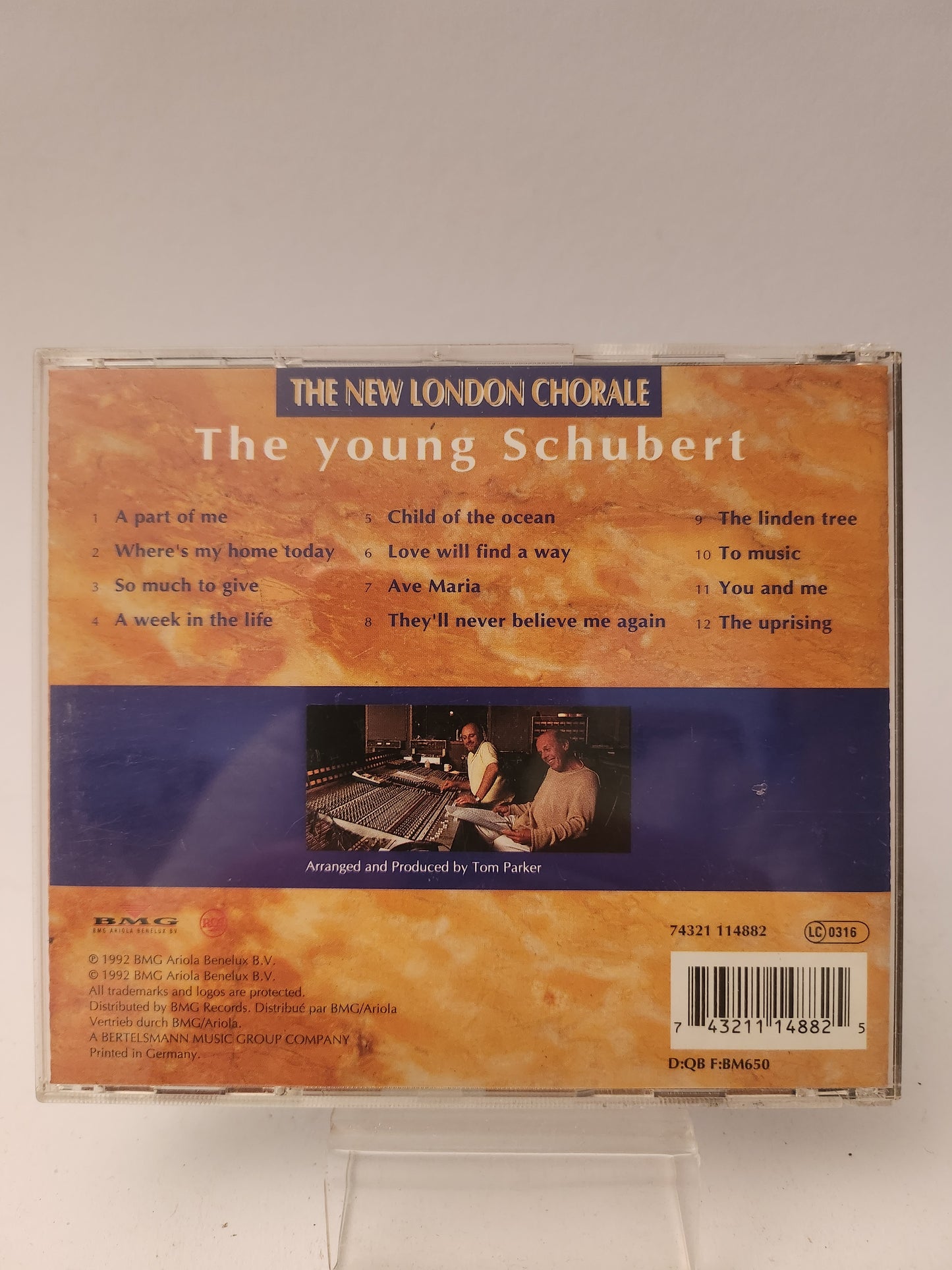The New London Chorale: the Young Schubert CD