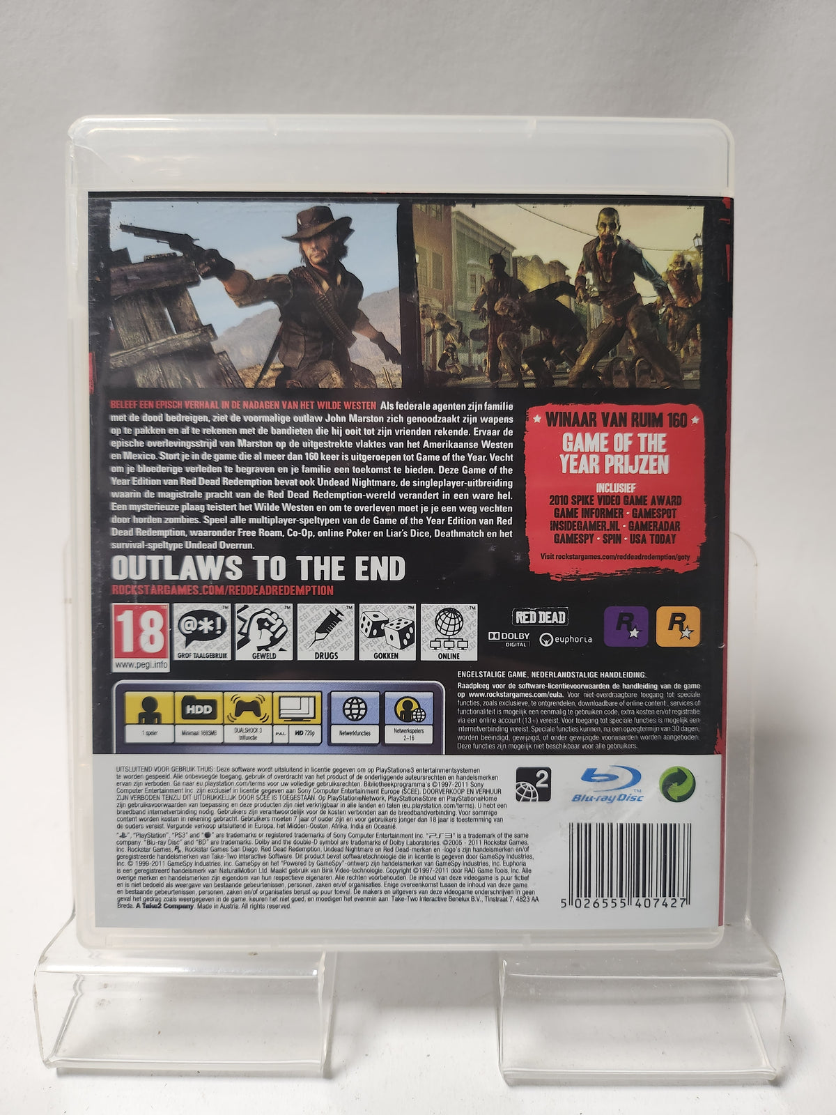 Red Dead Redemption Game of the Year Playstation 3