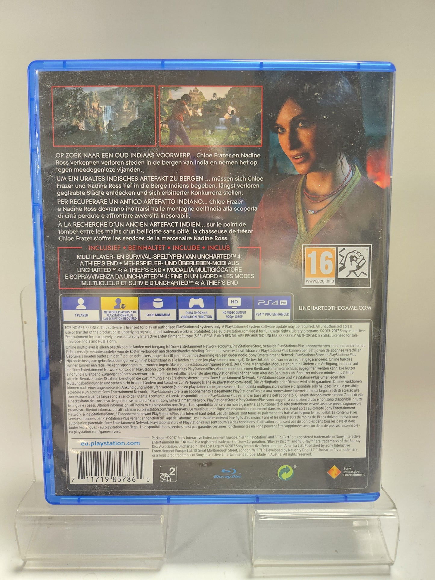 Uncharted: the Lost Legacy Playstation 4