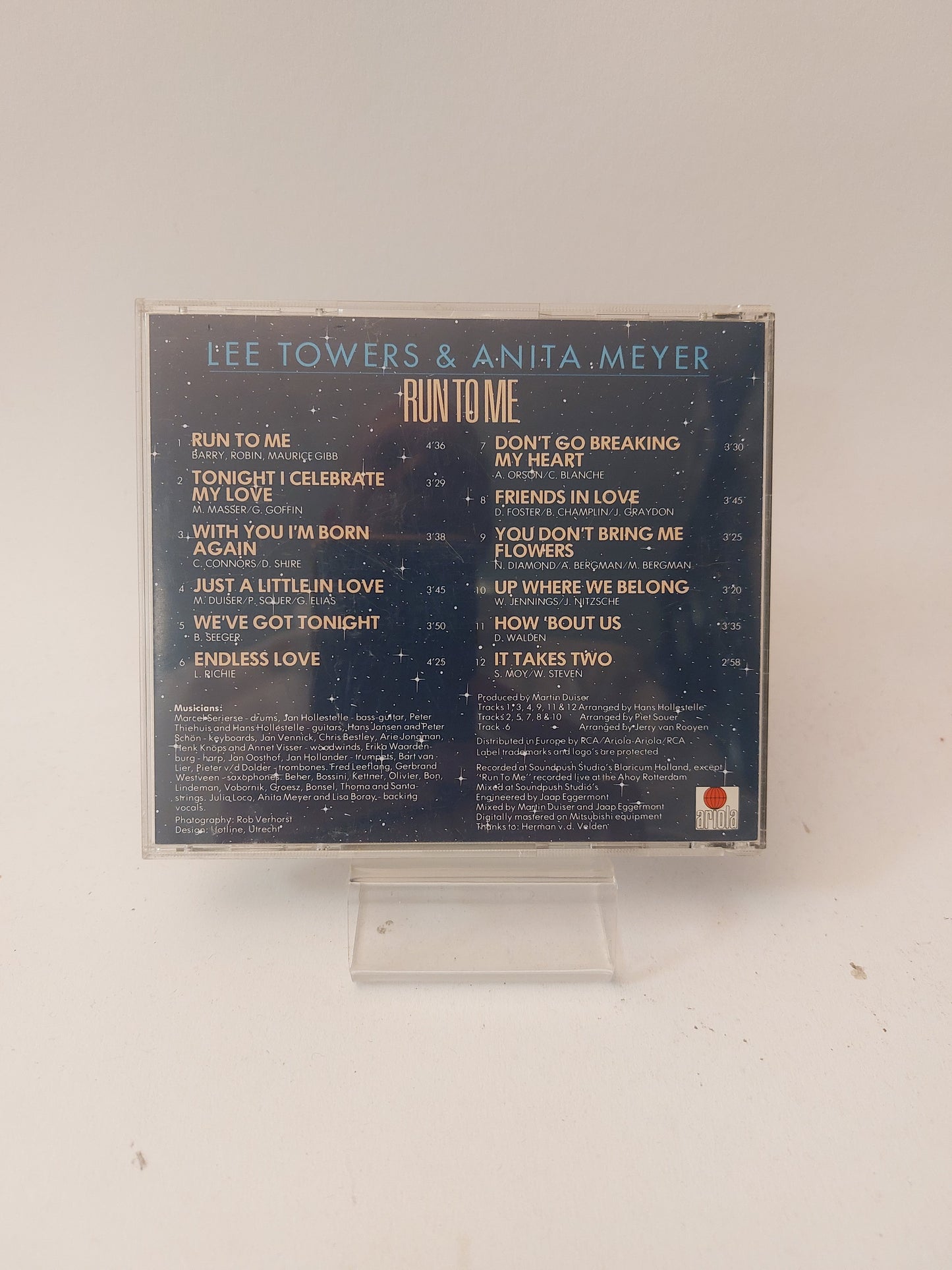 Lee Towers & Anite Meyer: Run to Me CD