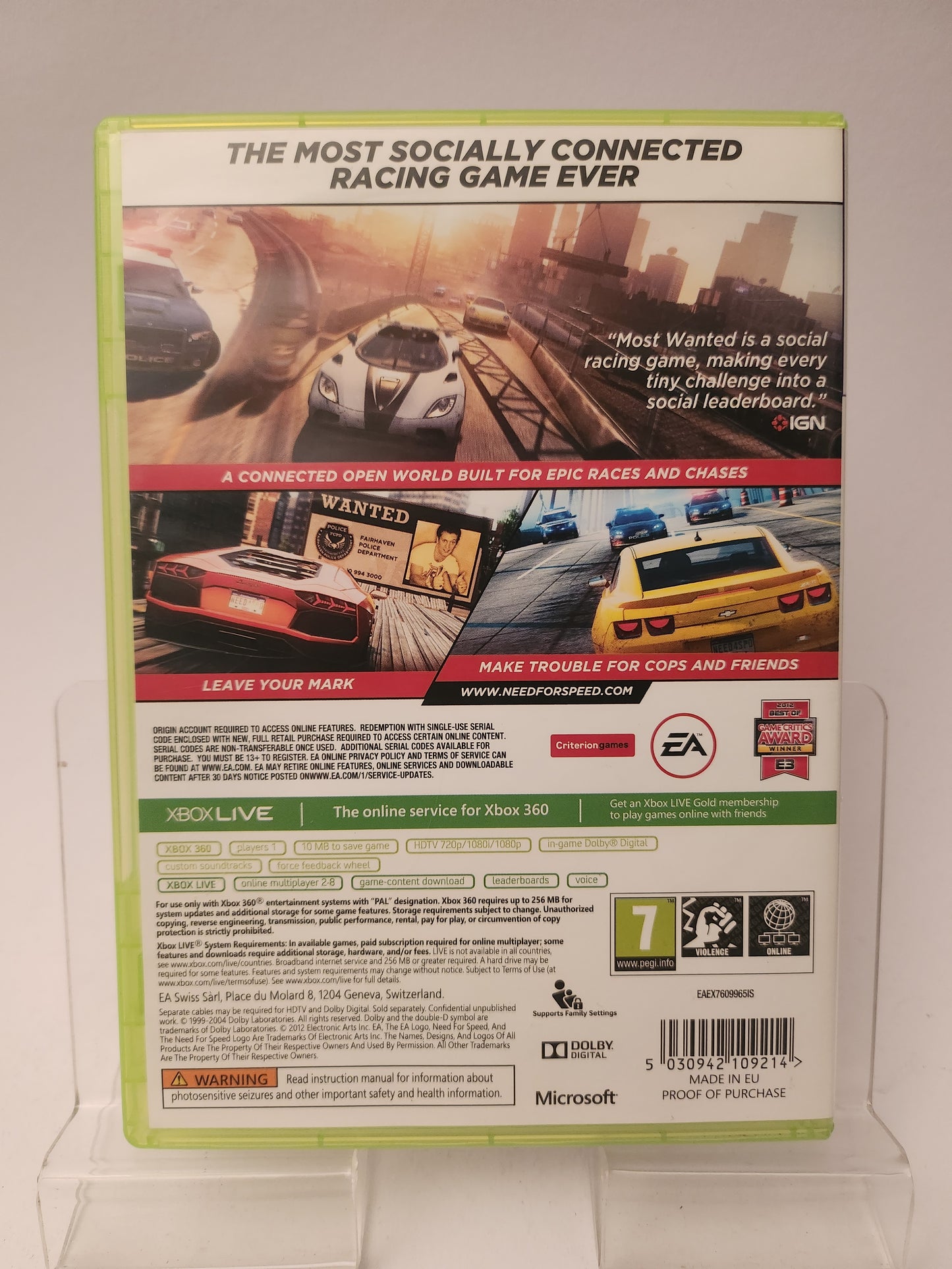 Need for Speed Most Wanted 2012 Xbox 360