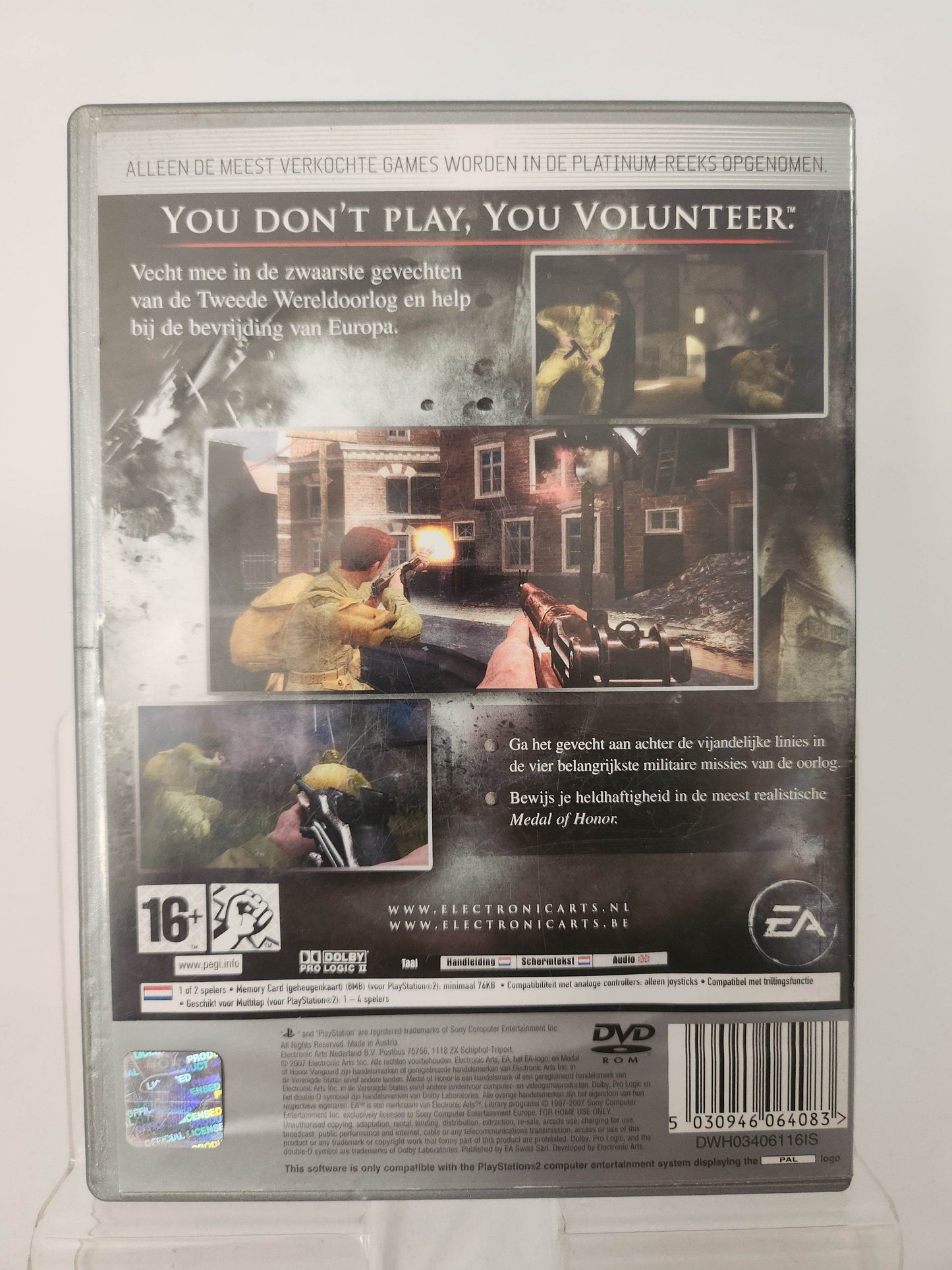 Medal of Honor Vangaurd Platinum Playstation 2 - Feniks Gameshop