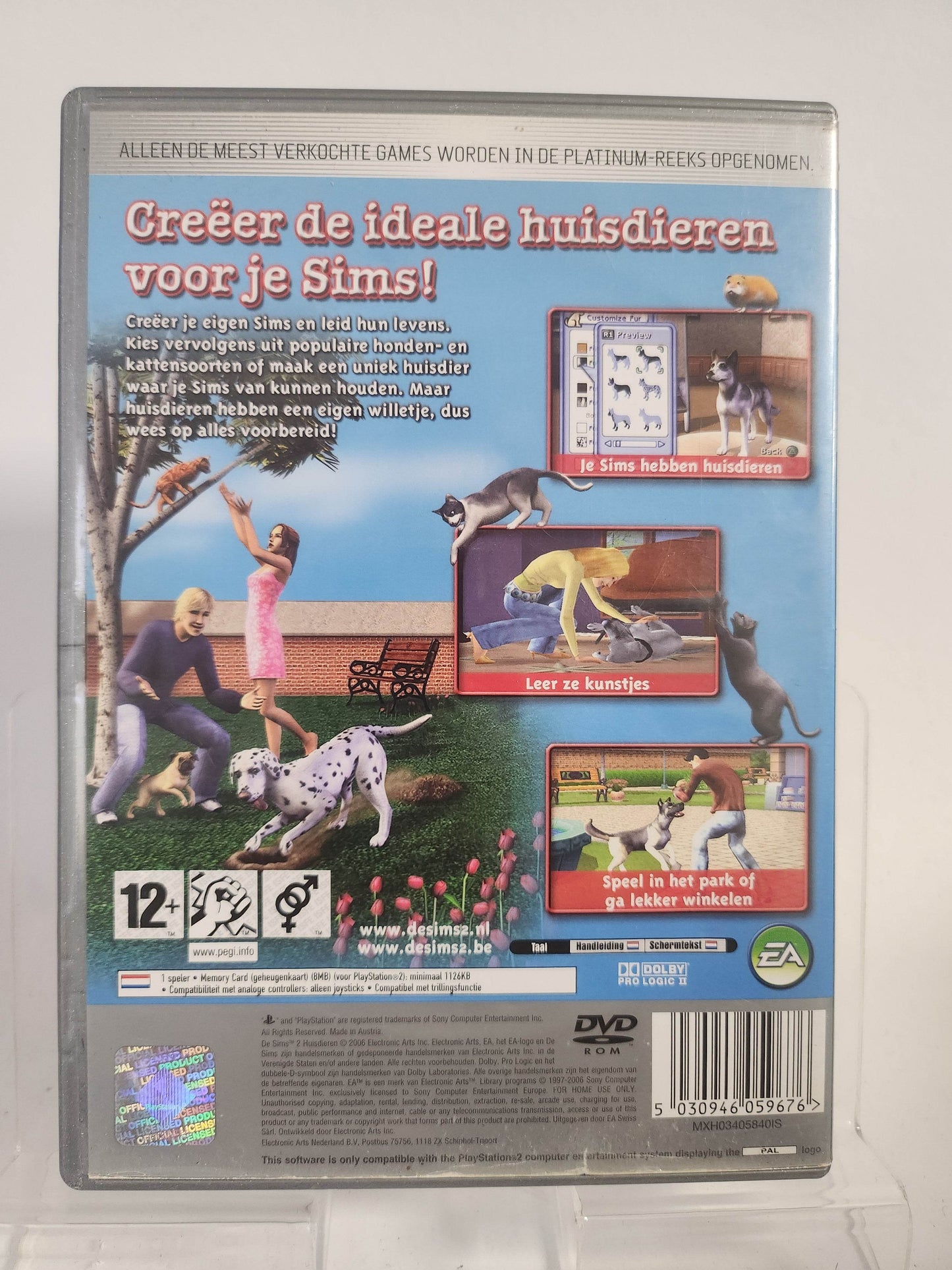 Sims 2 Huisdieren Platinum Playstation 2 - Feniks Gameshop