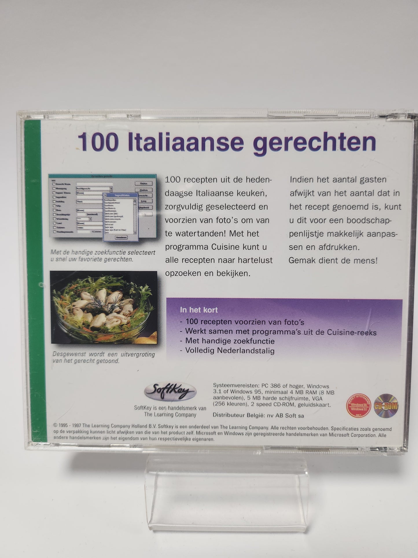 100 Heerlijke Italiaanse Gerechten PC